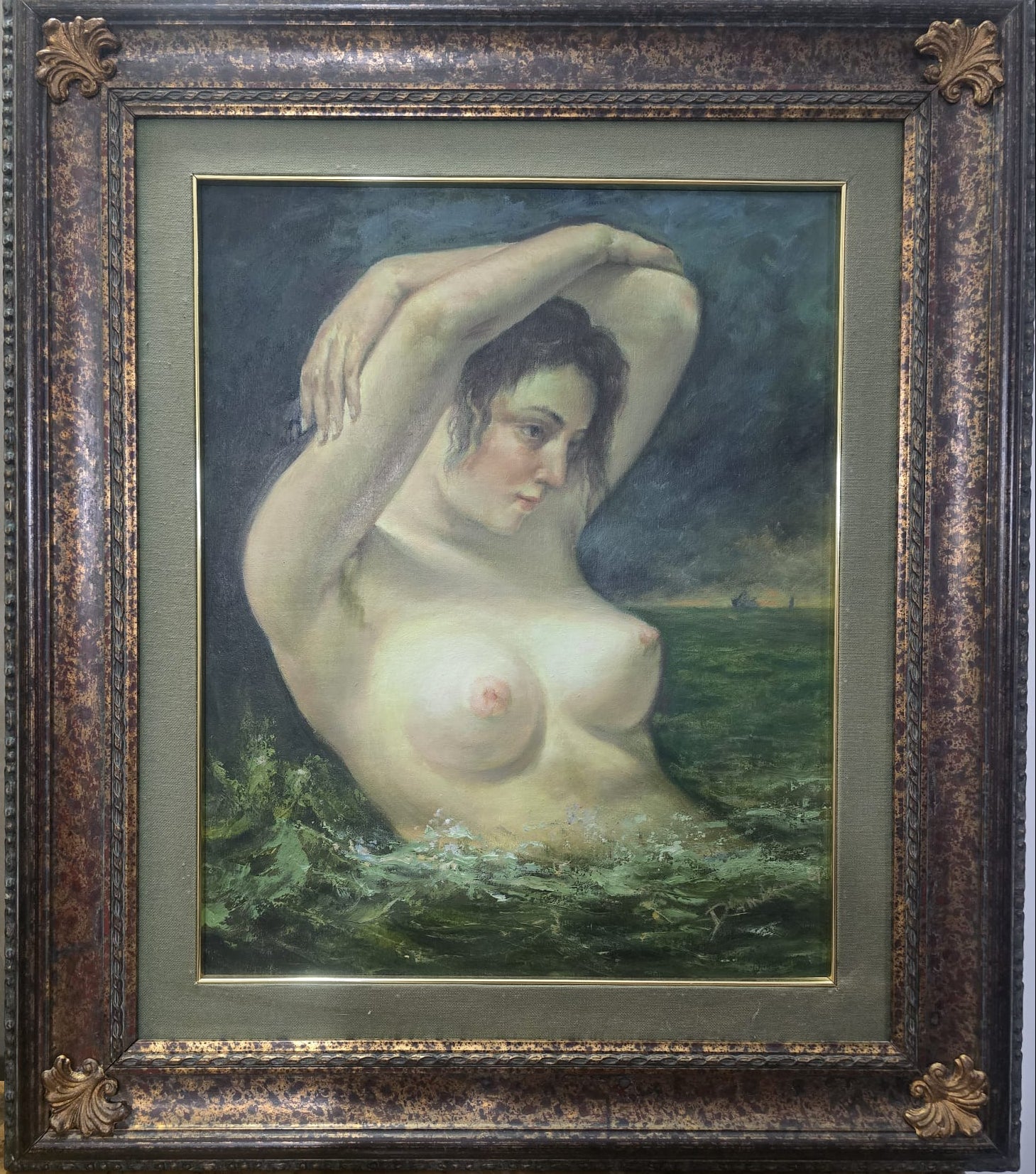 Nudo, di G. D'Andrea, olio su tela