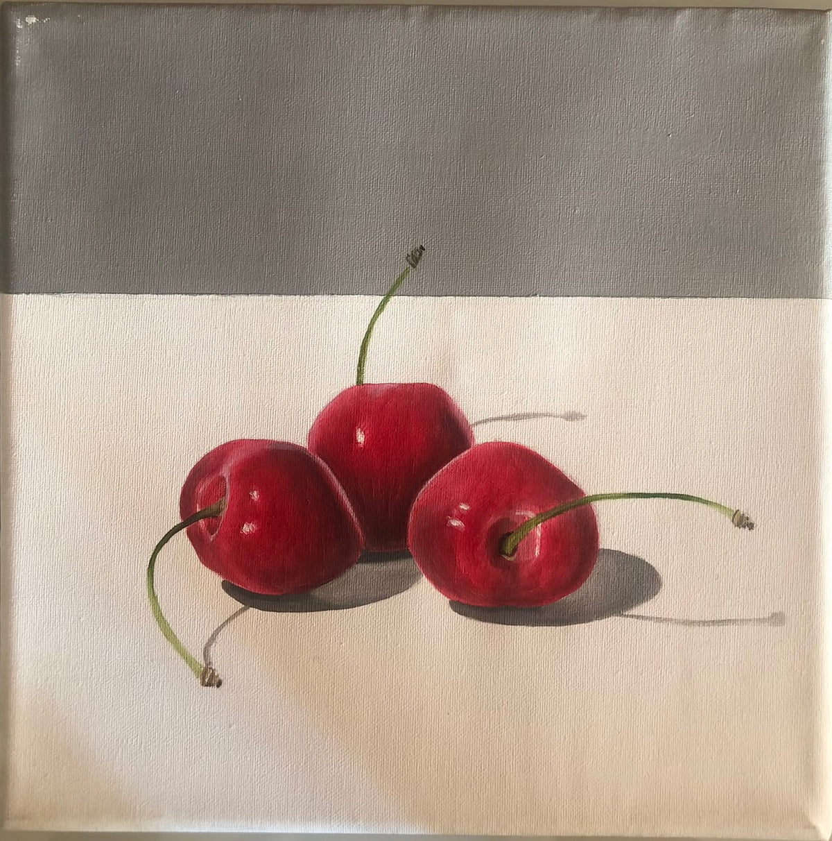Three di Anna Maria Alessandrini, olio su tela