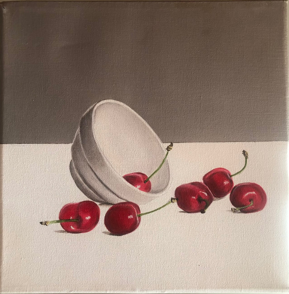 In And Out di Anna Maria Alessandrini, olio su tela
