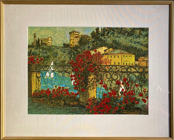 Michele Cascella - Portofino, terrazza
