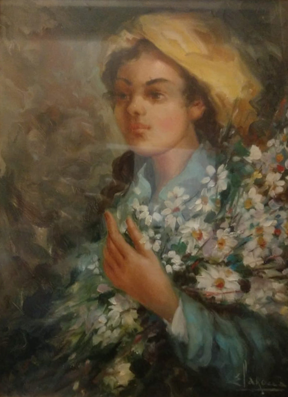 Emilio La Rocca - Senza Titolo (Ritratto femminile)