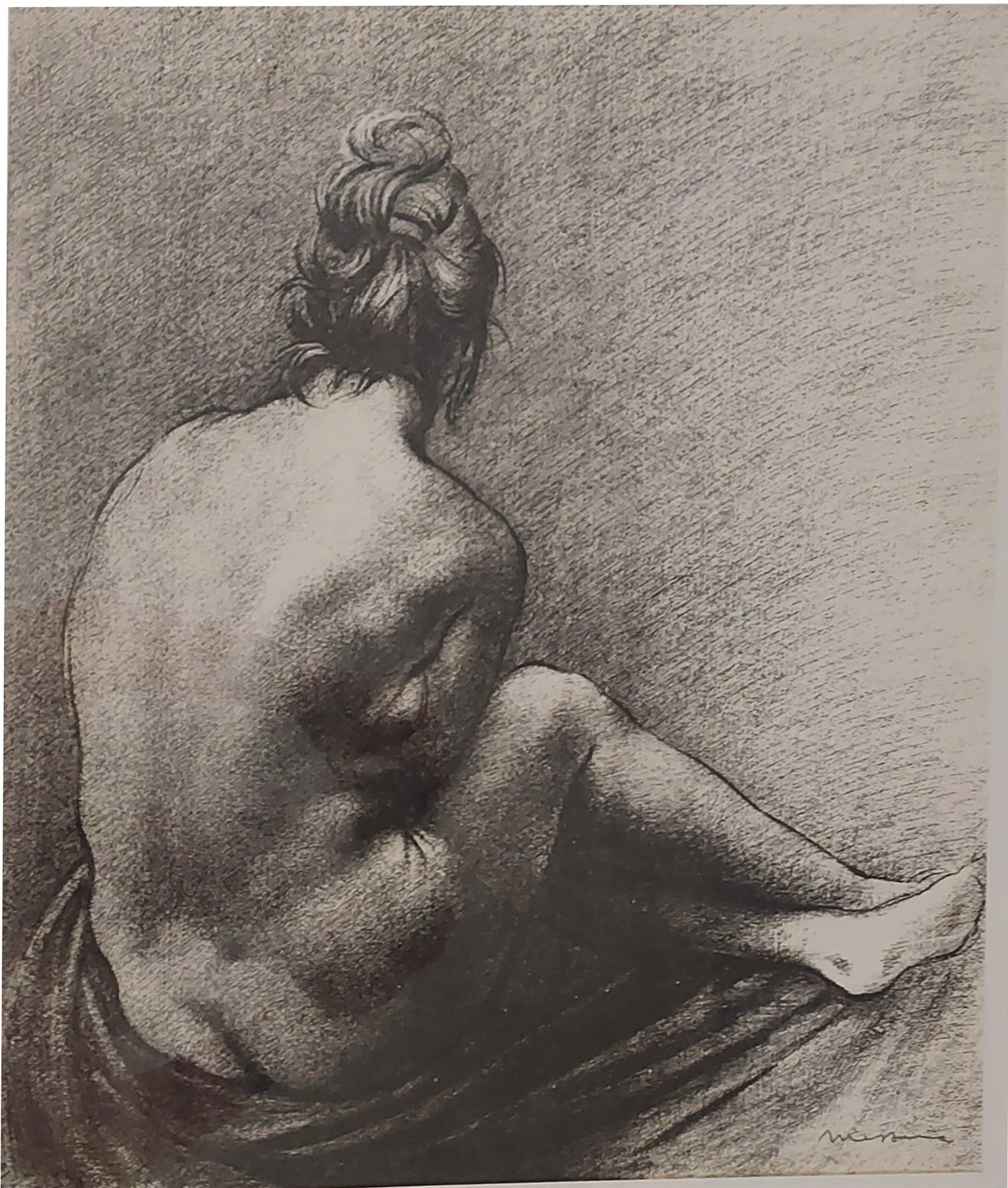 Francesco Messina - Nudo di schiena
