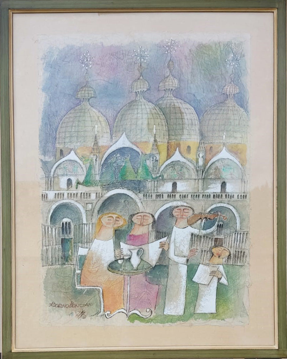 Adorno Bonciani - Untitled (Genre Scene in St. Mark's Square)