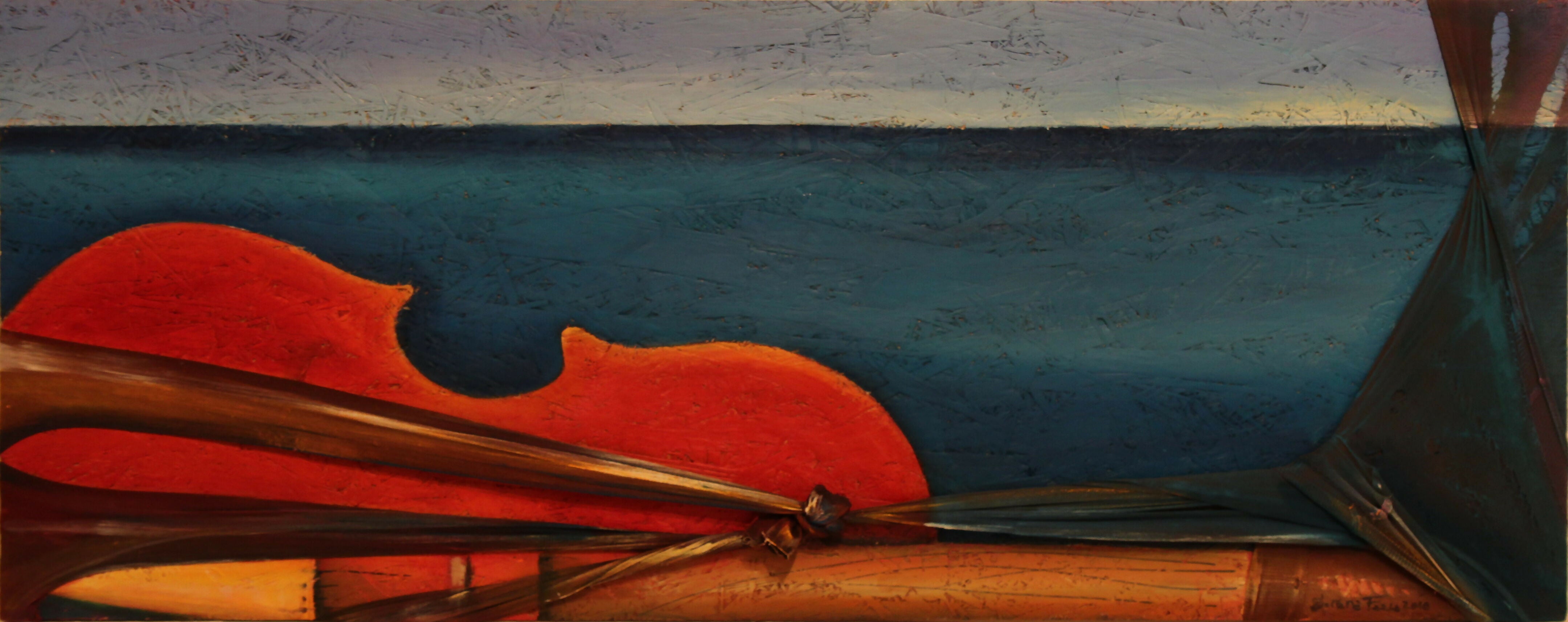 VIOLONCELLO 1 - serie tre violoncelli tensioni e lacerazioni