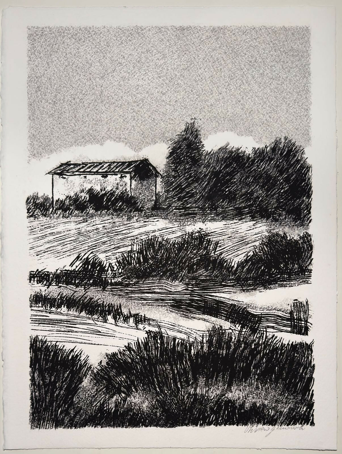 Dentro il paesaggio di Oliviero Gessaroli, tecniche miste