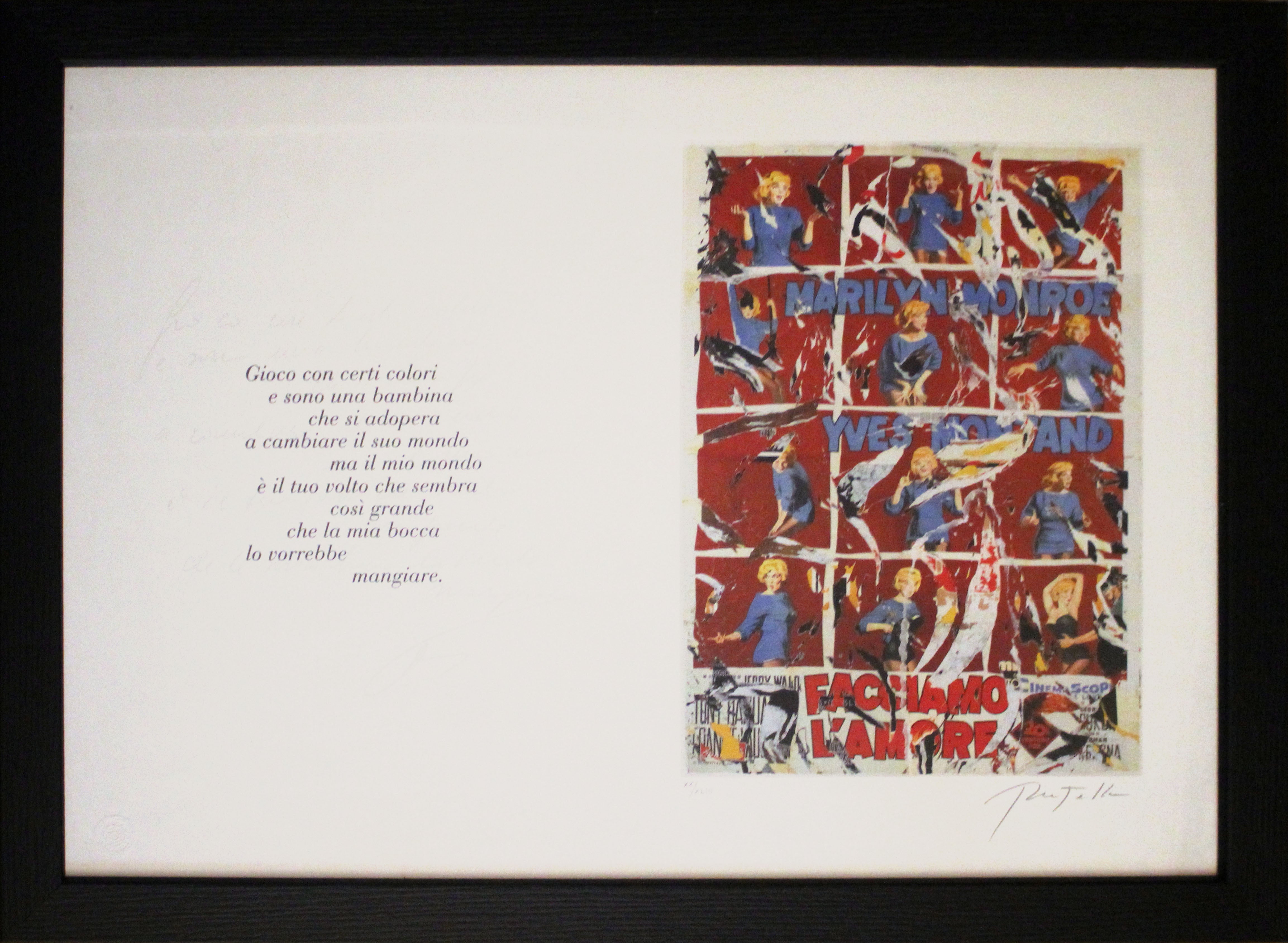 Mimmo Rotella - Facciamo l'amore