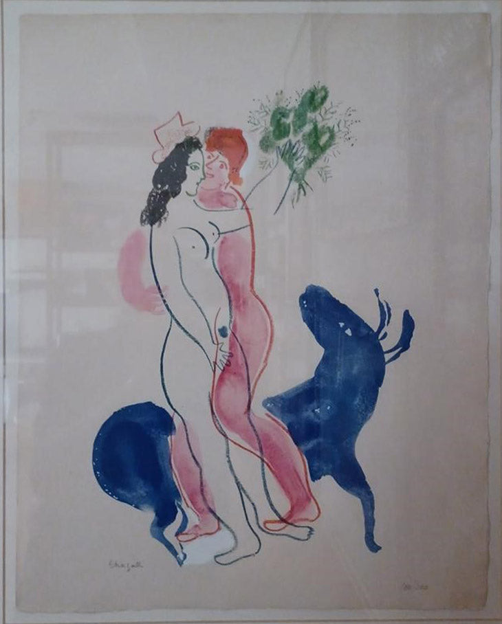 Marc Chagall - La Bete bleue