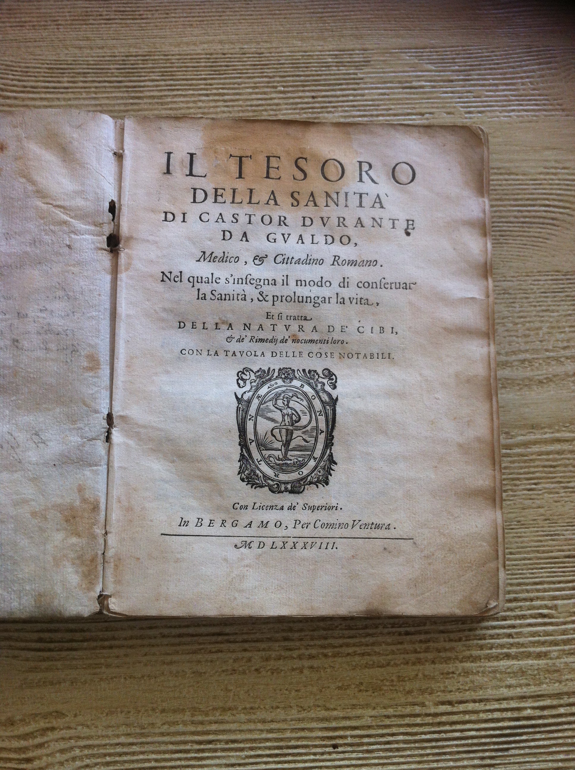 Il tesoro della sanità - Castor Durante da Gualdo