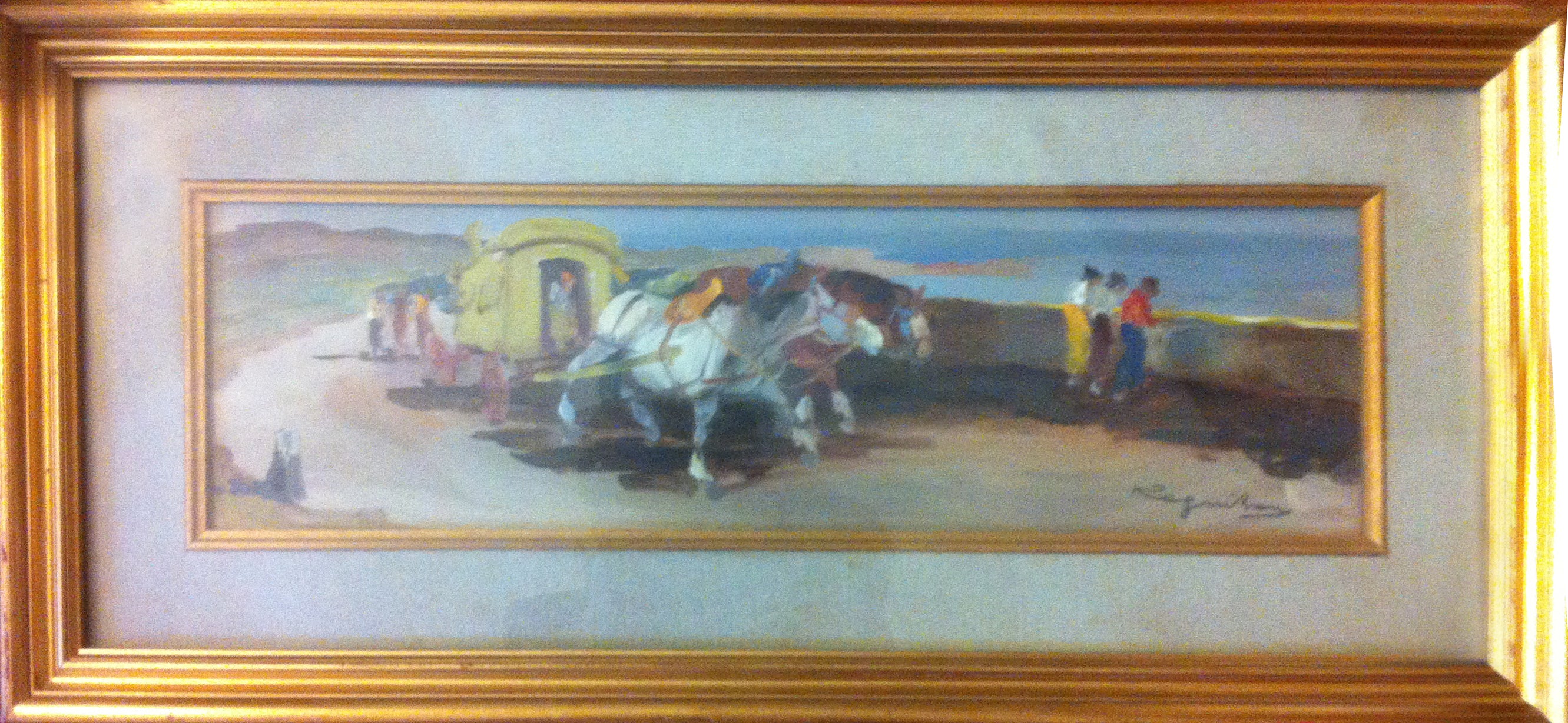 Basso Ragni - Cavallo con carri