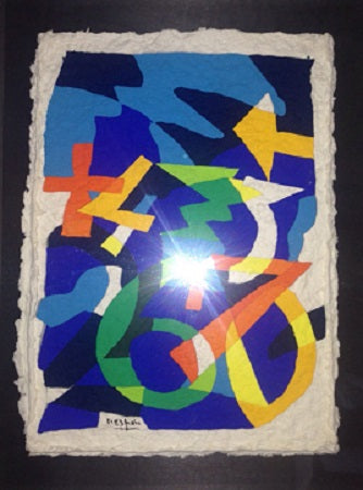 Ugo Nespolo - Punto blu