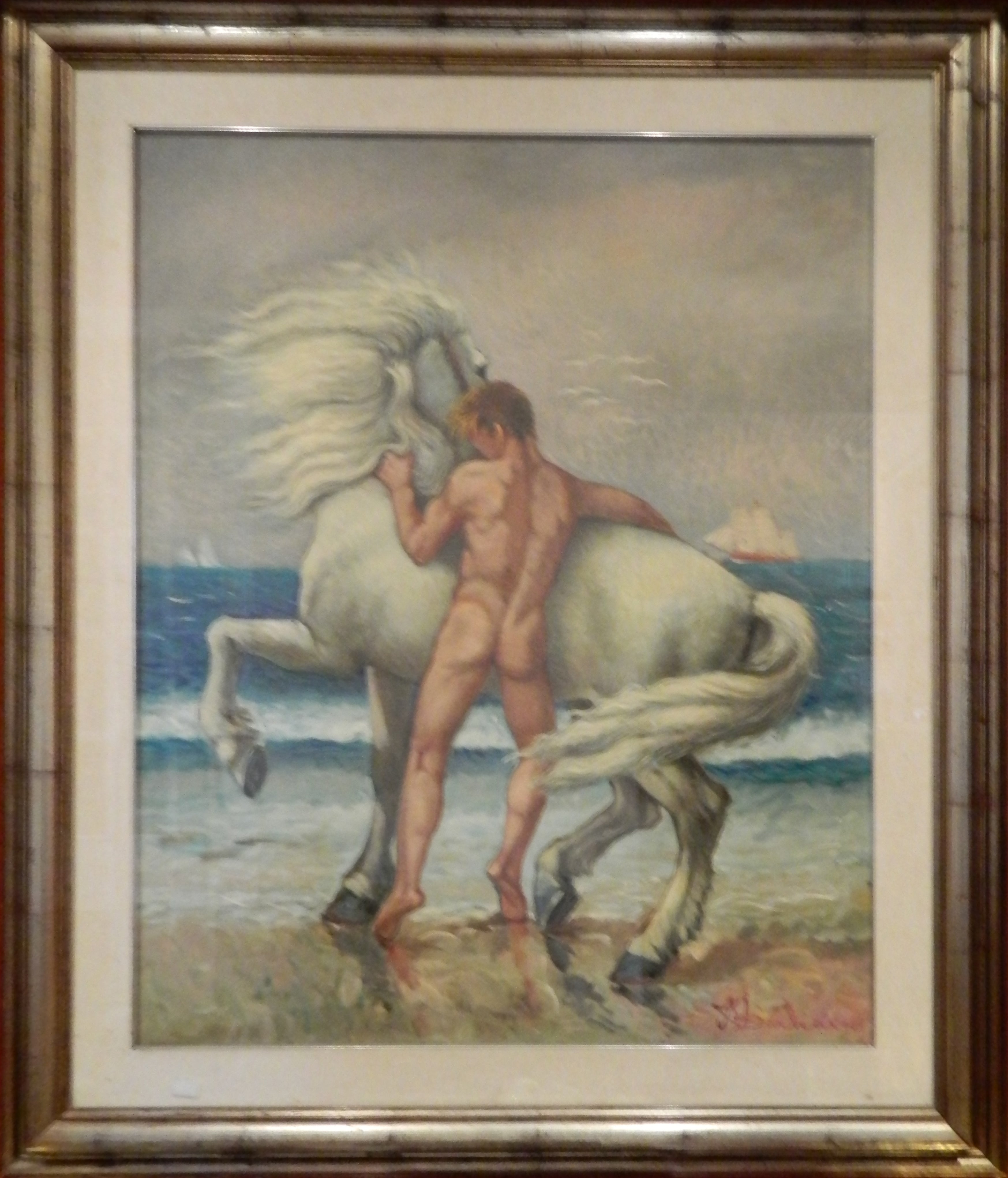 Antonio D'arliano - Uomo con Cavallo