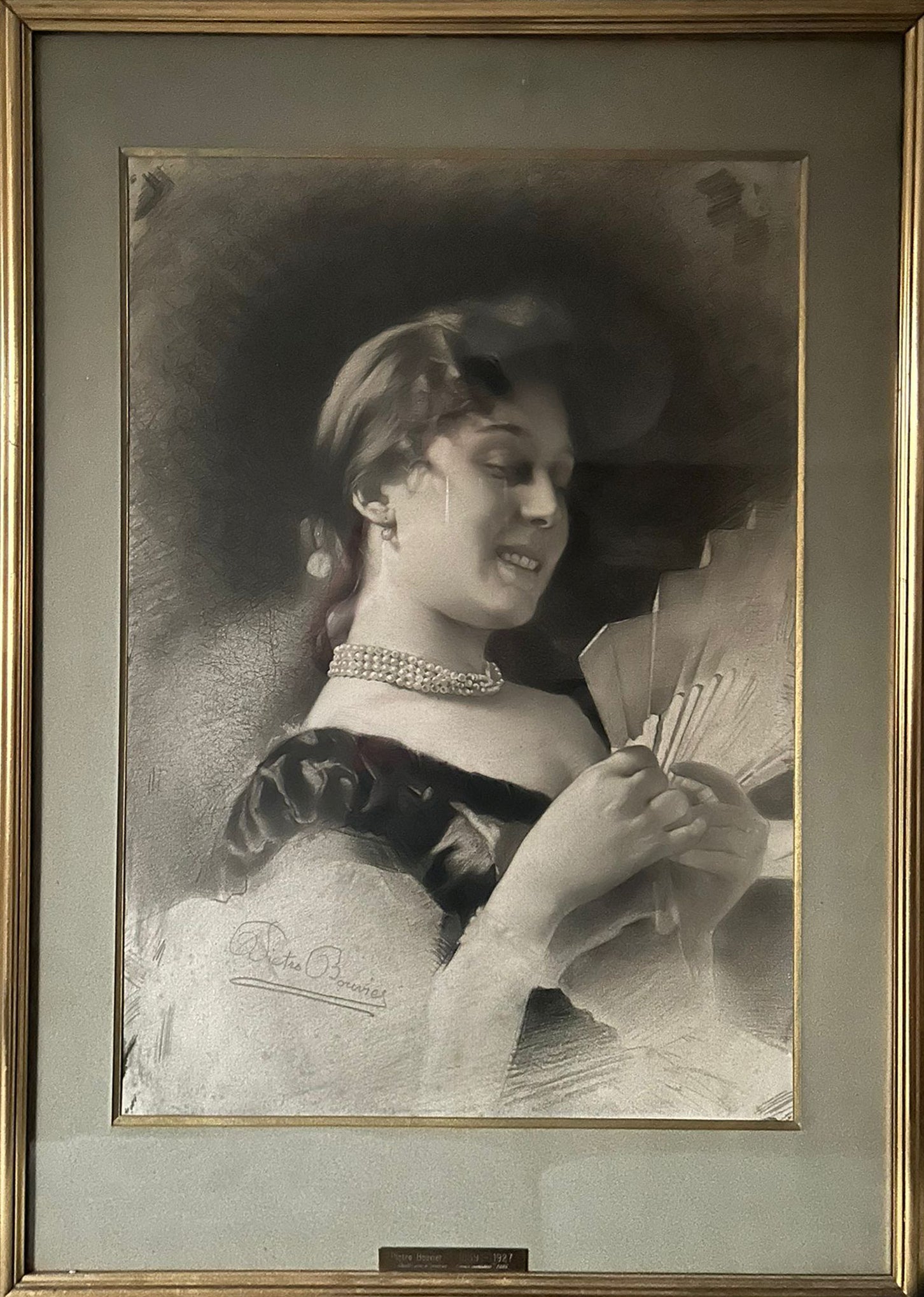 Pietro Bouvier - Ritratto giovane donna
