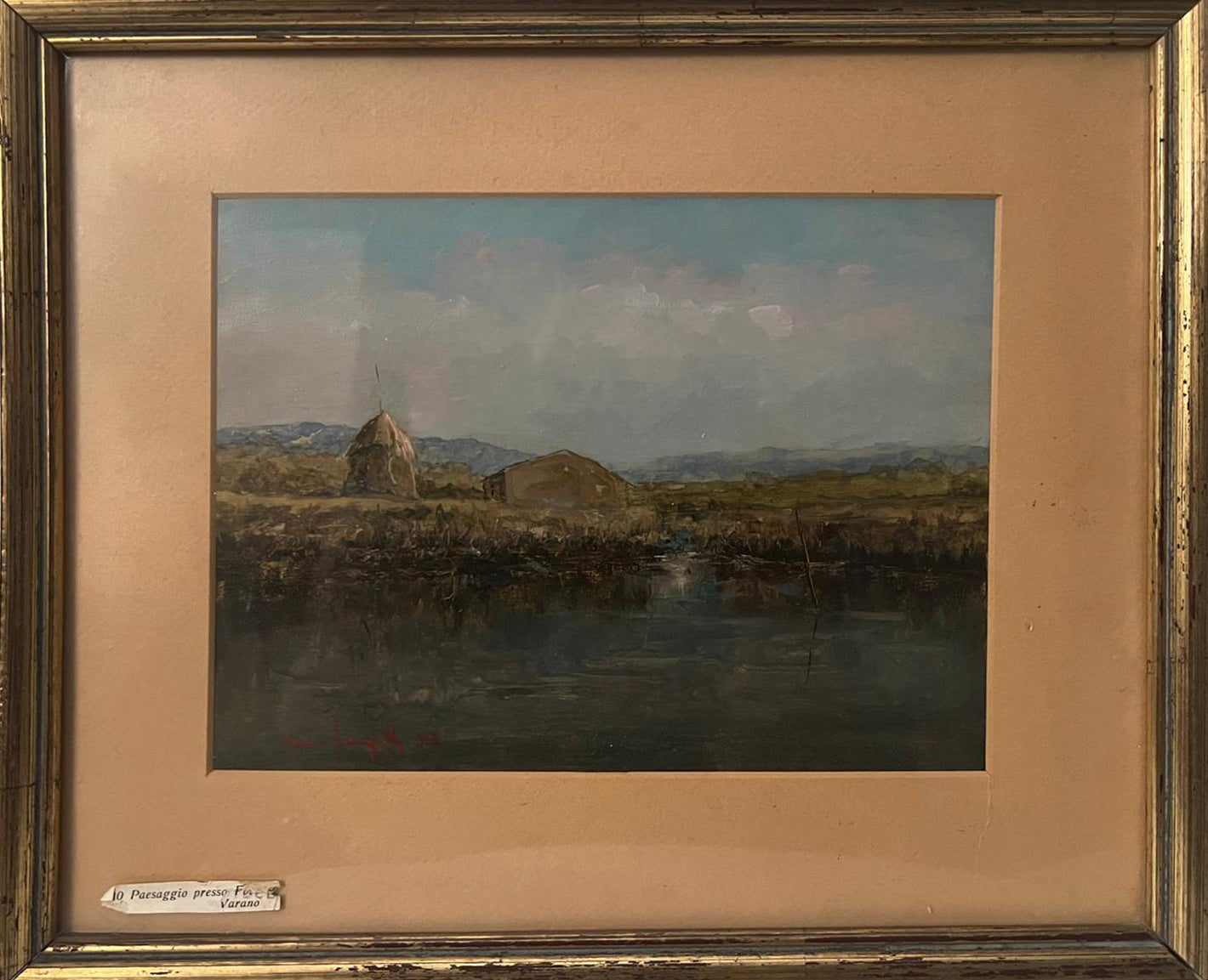 Domenico Sangillo - Paesaggio presso Foce Varano