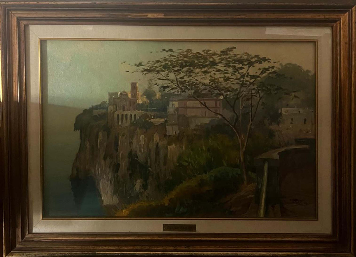 Costiera amalfitana - Olio su tela - Giovanni Parlato