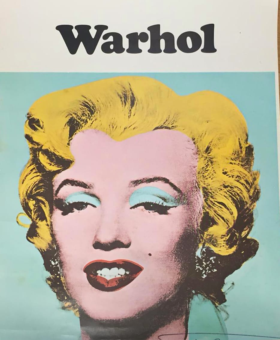 Andy Warhol - Manifesto Mostra Tate di Londra - Fotolitografia