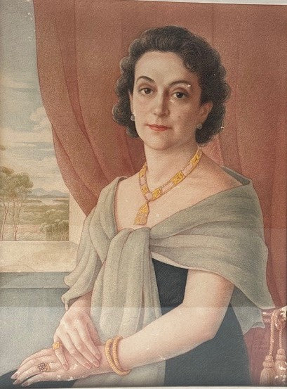 Boris Georgeu Da  Varna - Ritratto di Rita Vellini