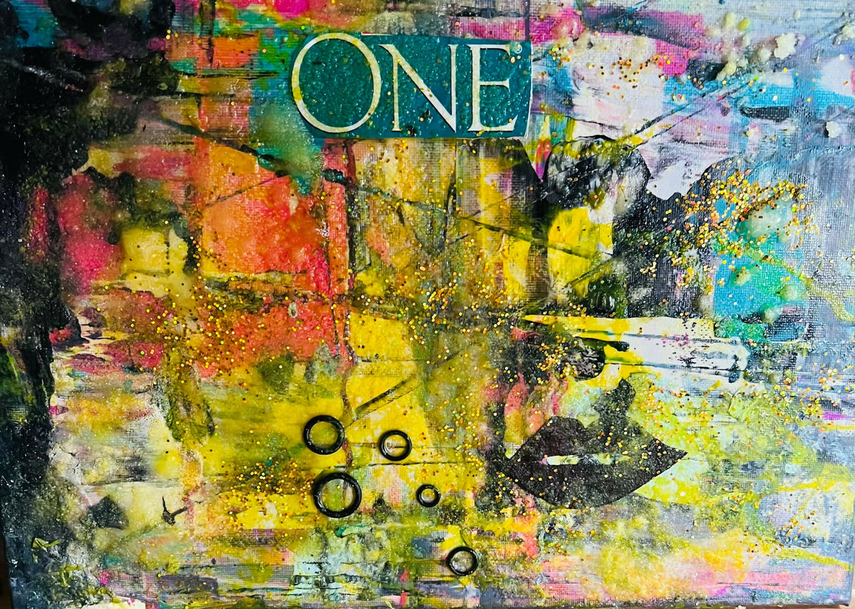 One di Giuliana Graziani, tecniche miste