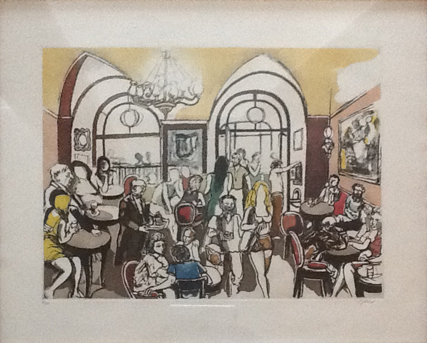 Renato Guttuso - Caffè greco