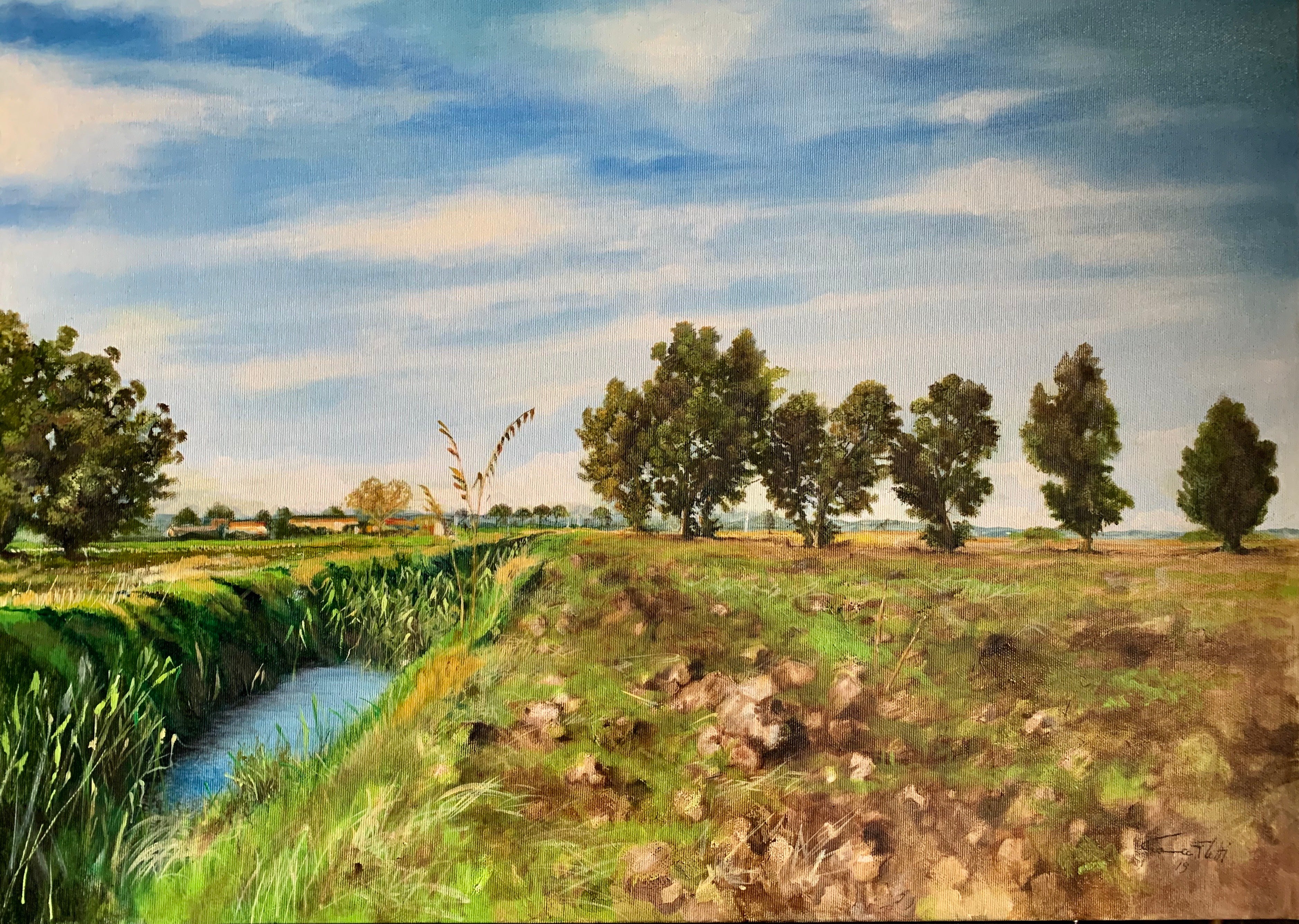 Gianna Filetti  - Campagna intorno a Pisa