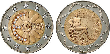 Medaglia Europa Unita - Ipzs