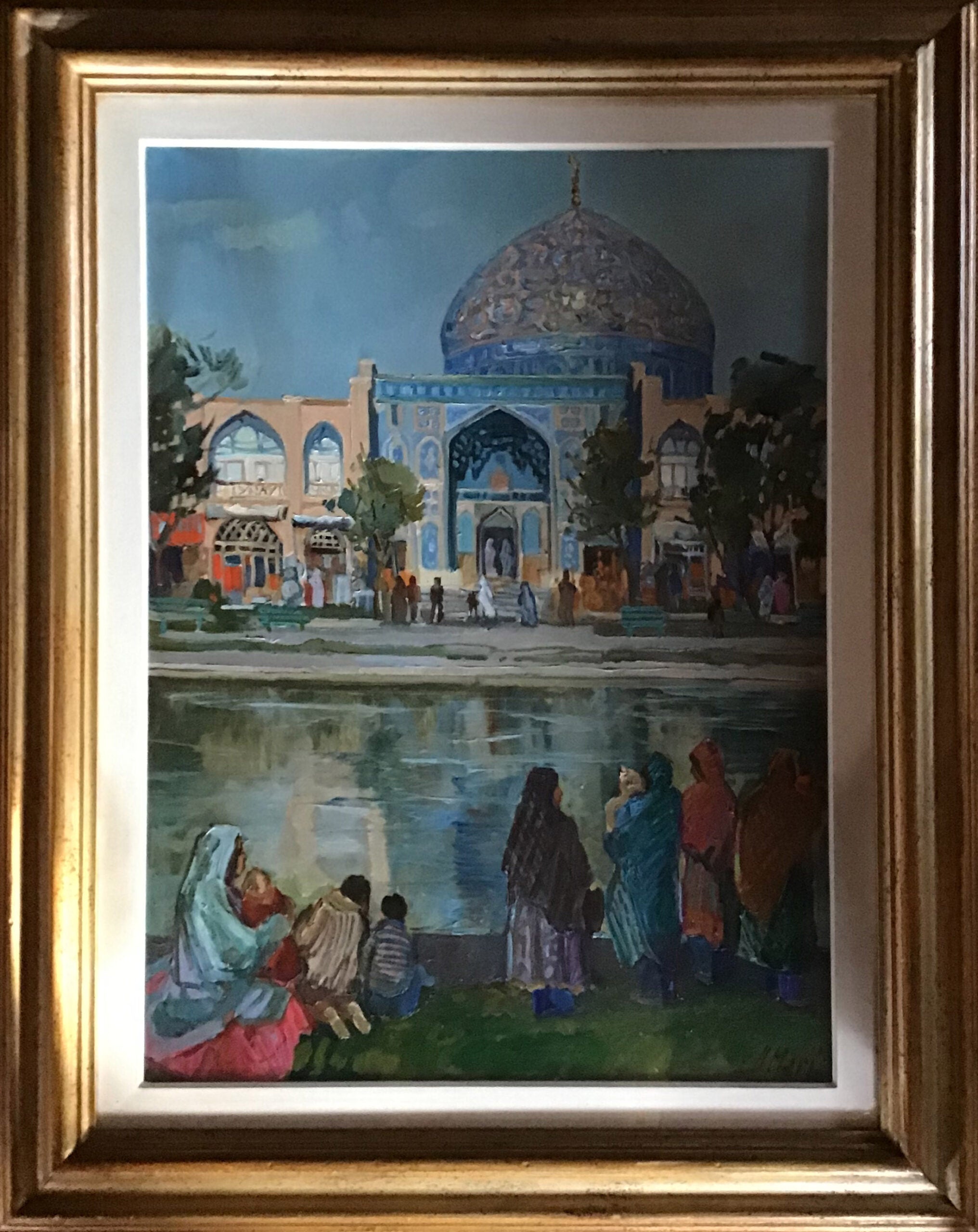 Aldo Mari - The Lofallah Mosque, in the Royal Square in Isfahan