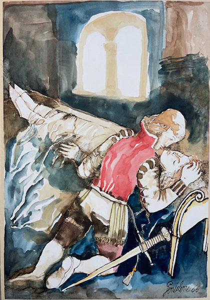 Franco Gentilini - Illustrazione per "Il Messaggio" di Fiordirovo