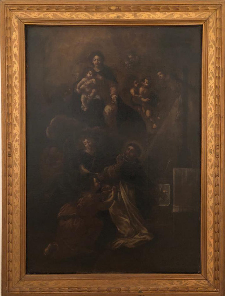 Autore Sconosciuto - Madonna con bambino e Angeli