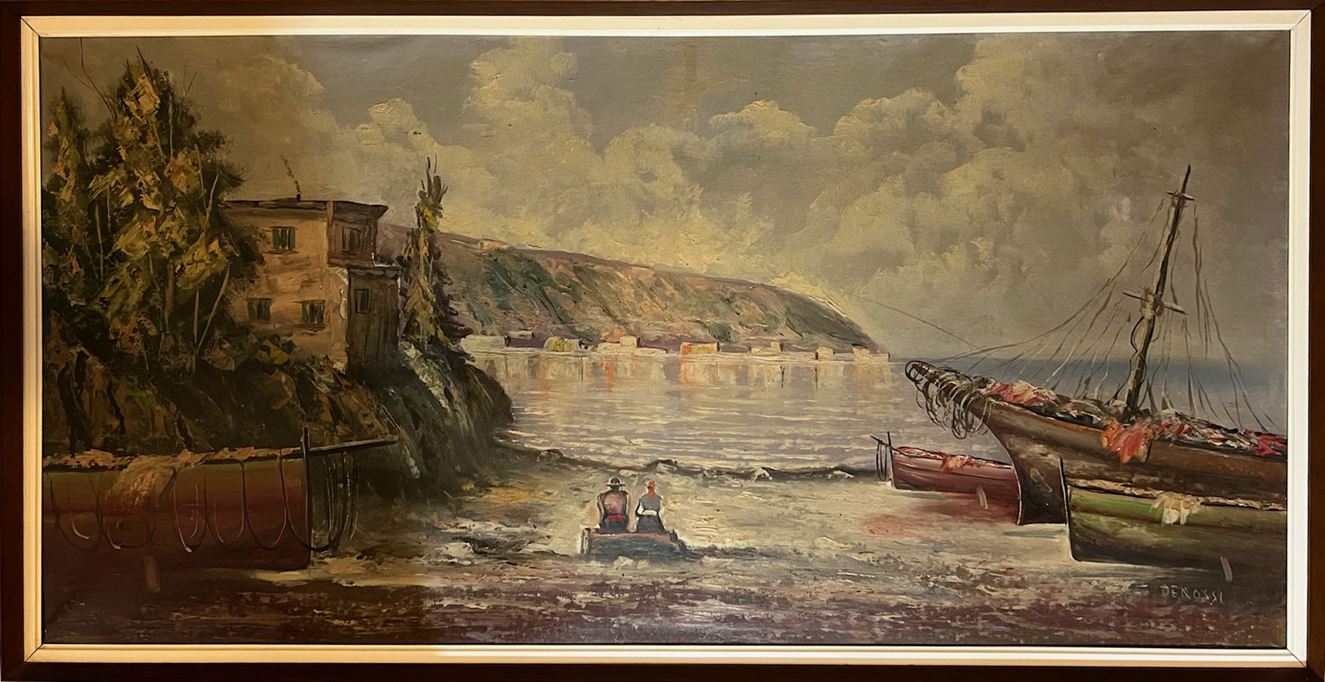 De Rossi - Senza titolo (paesaggio marino)