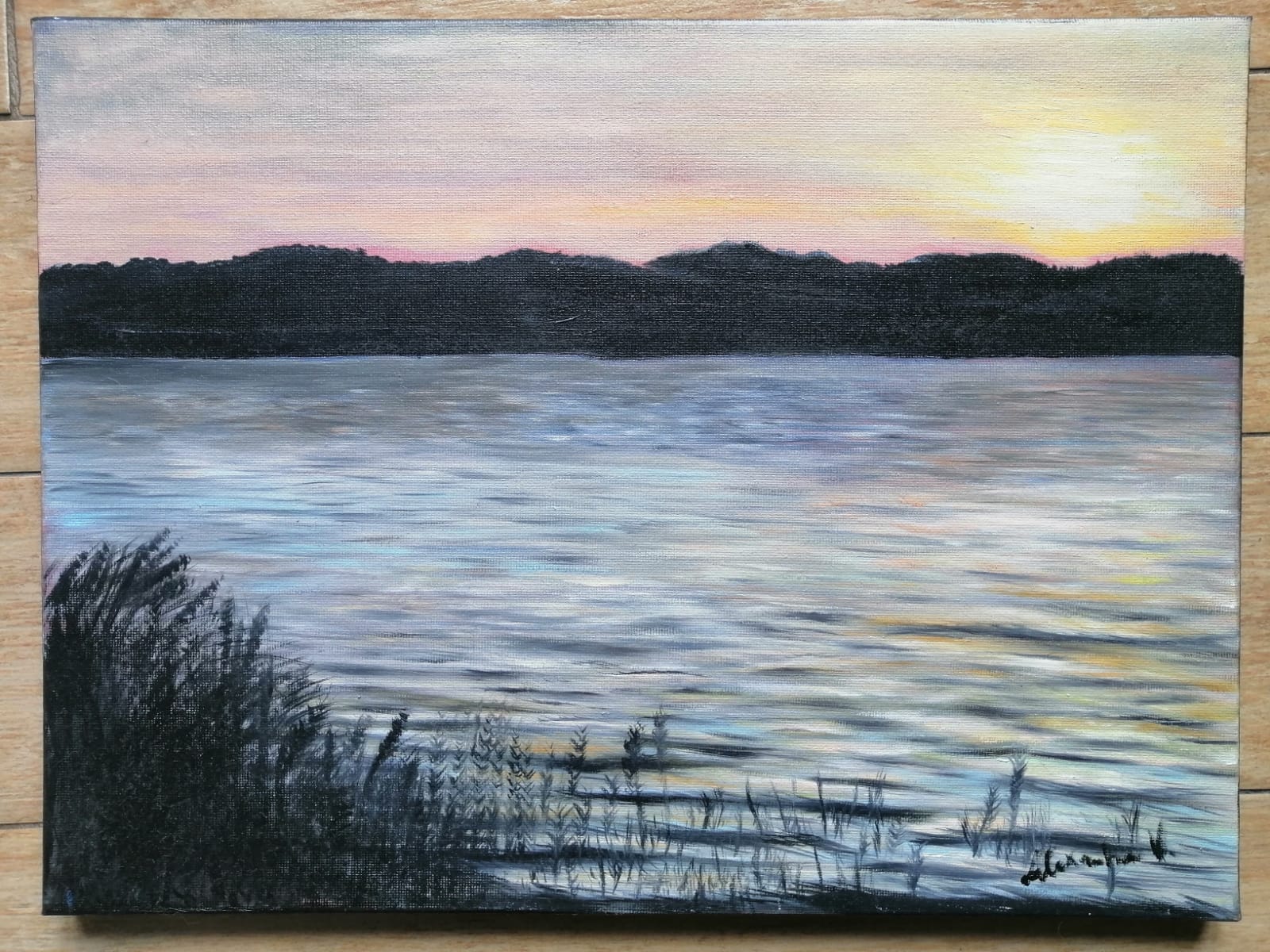 Tramonto sul lago di Bolsena