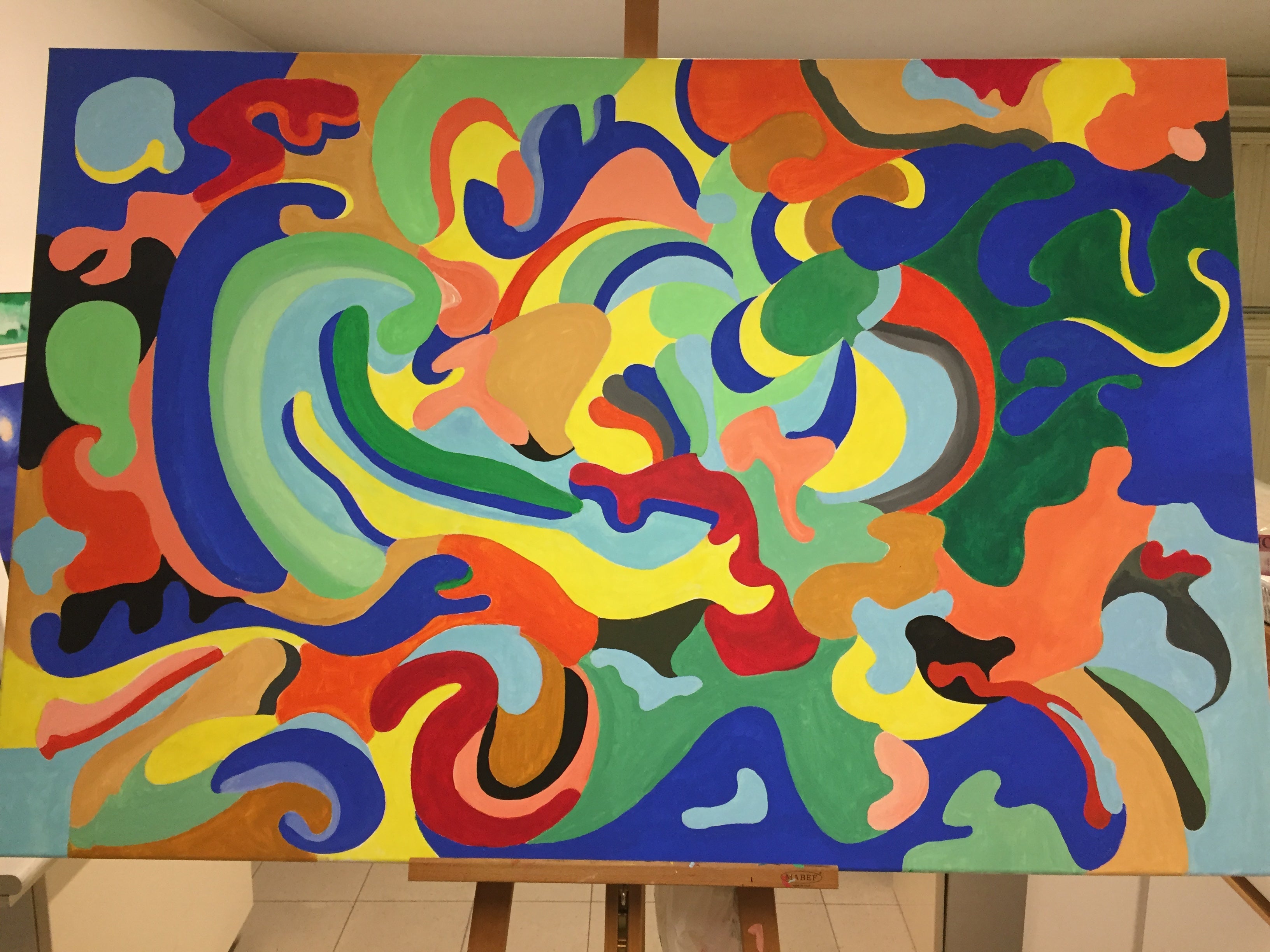 Forme curve e figure  di volti nascosti