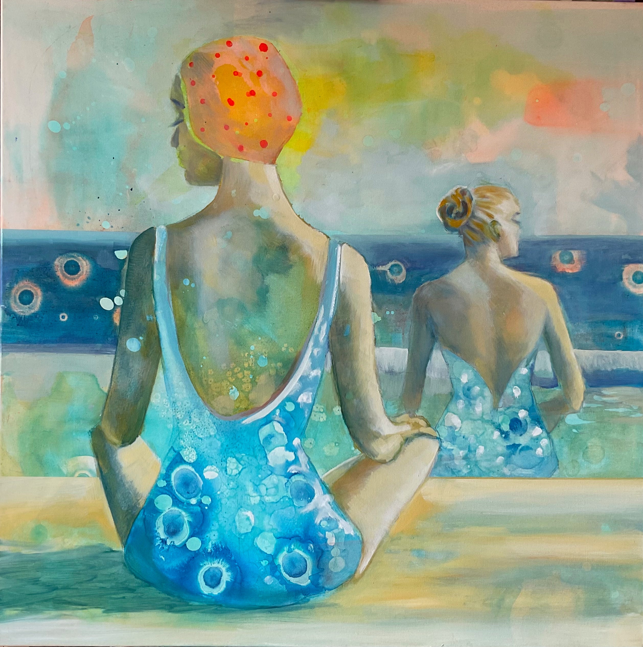 donne in spiaggia
