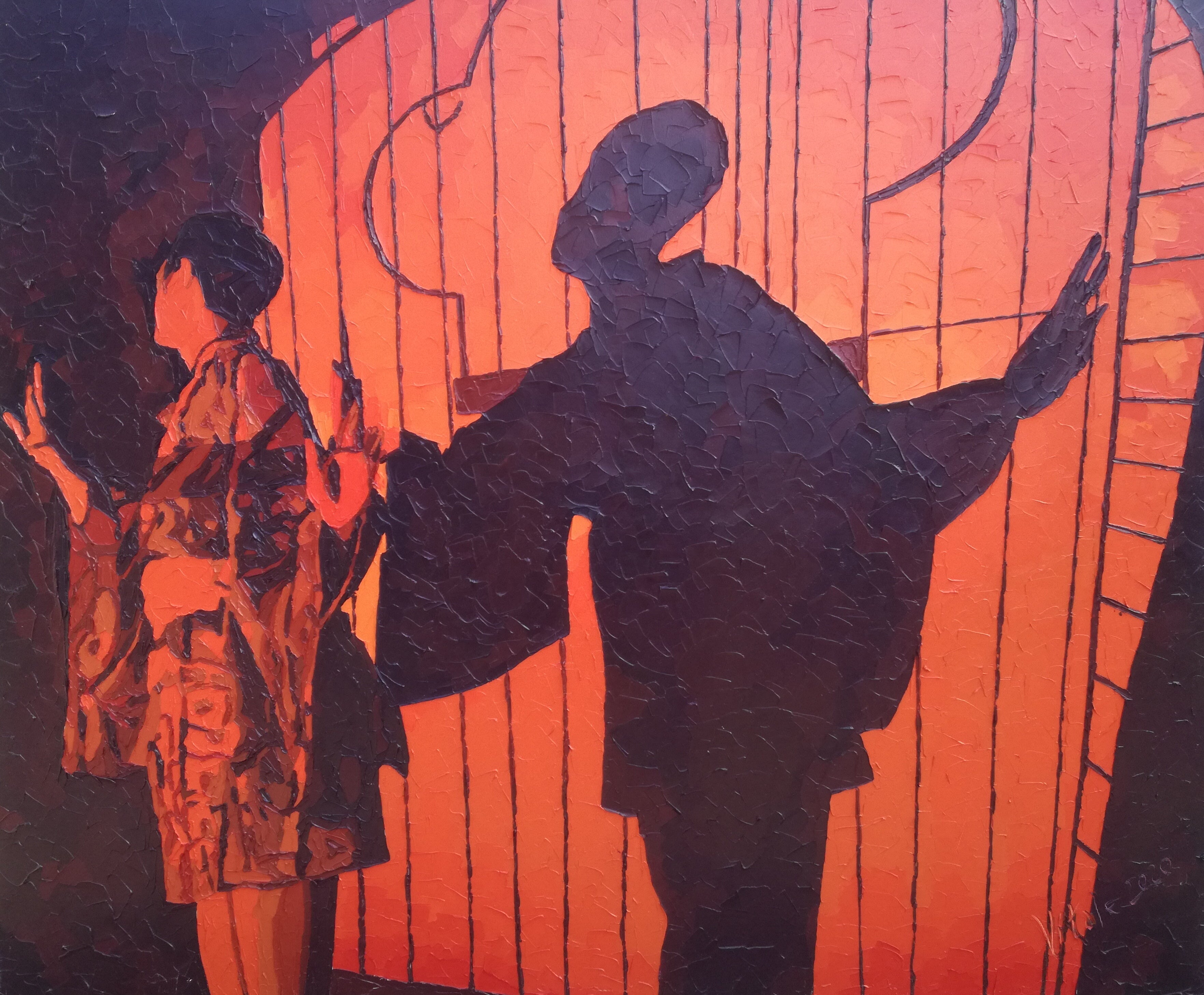 geisha in the cage (torikago)