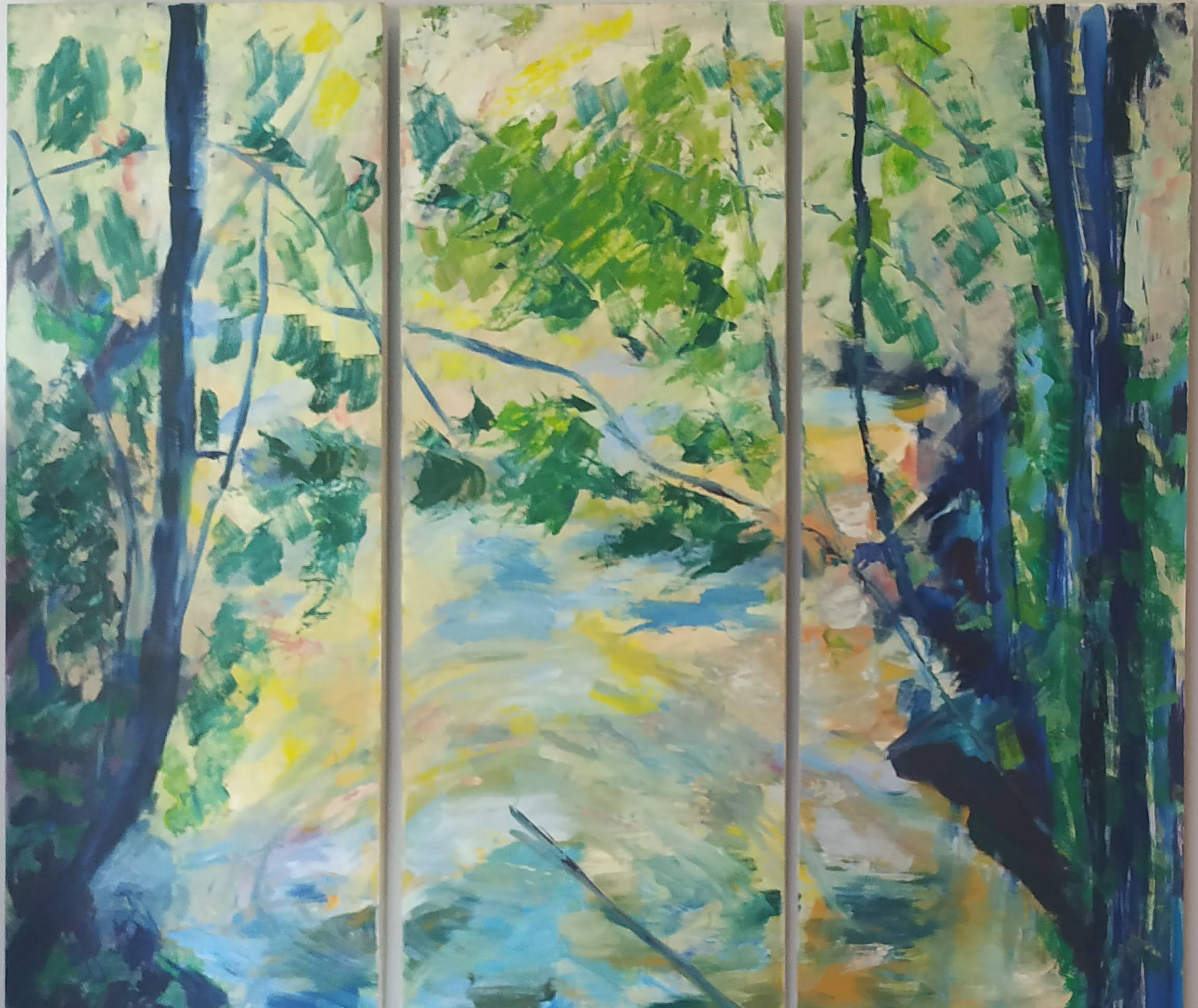 "Rio Dorado" (Triptico)