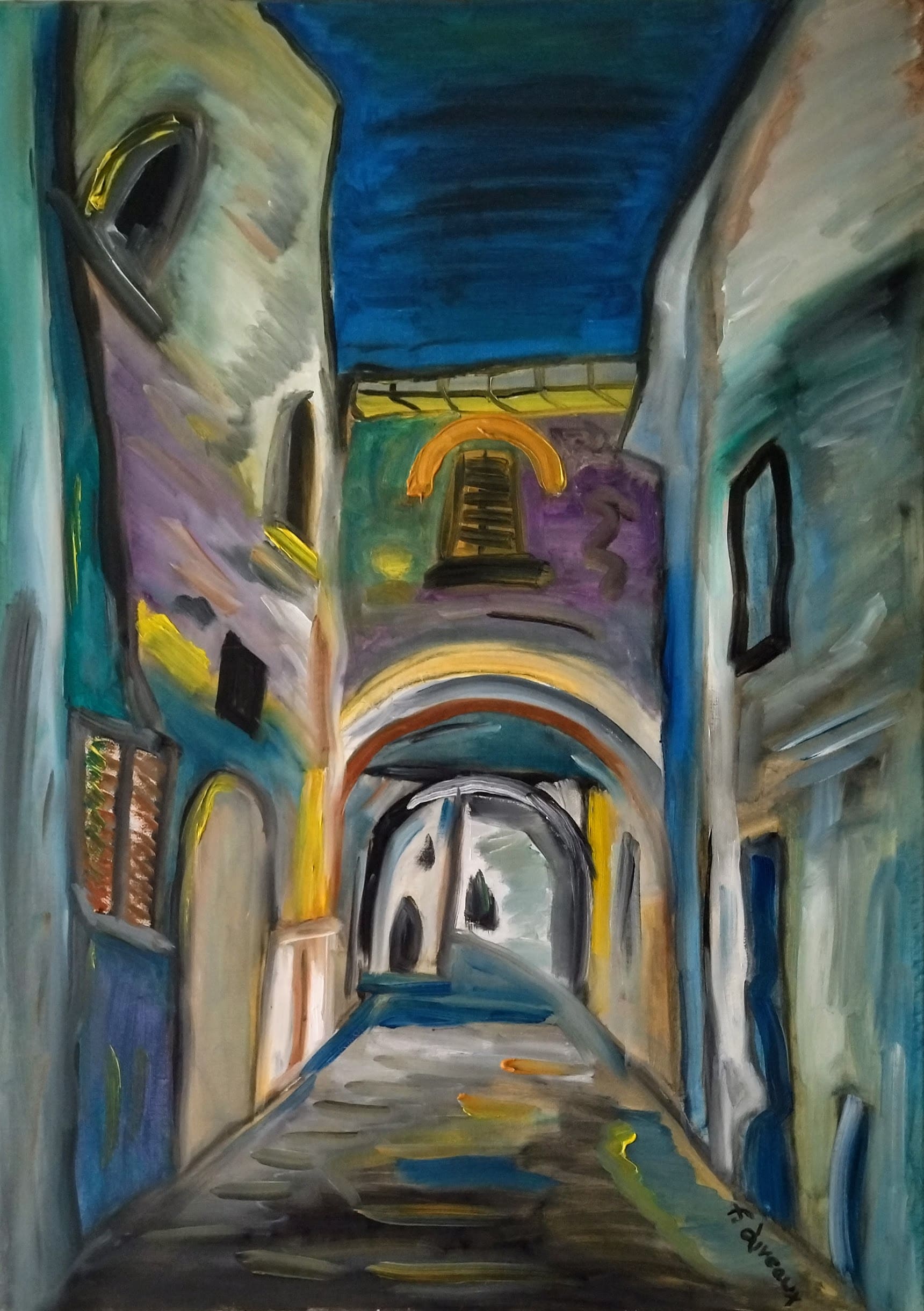 paese di notte