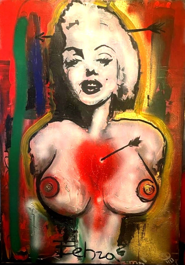 La Marylin trafitta