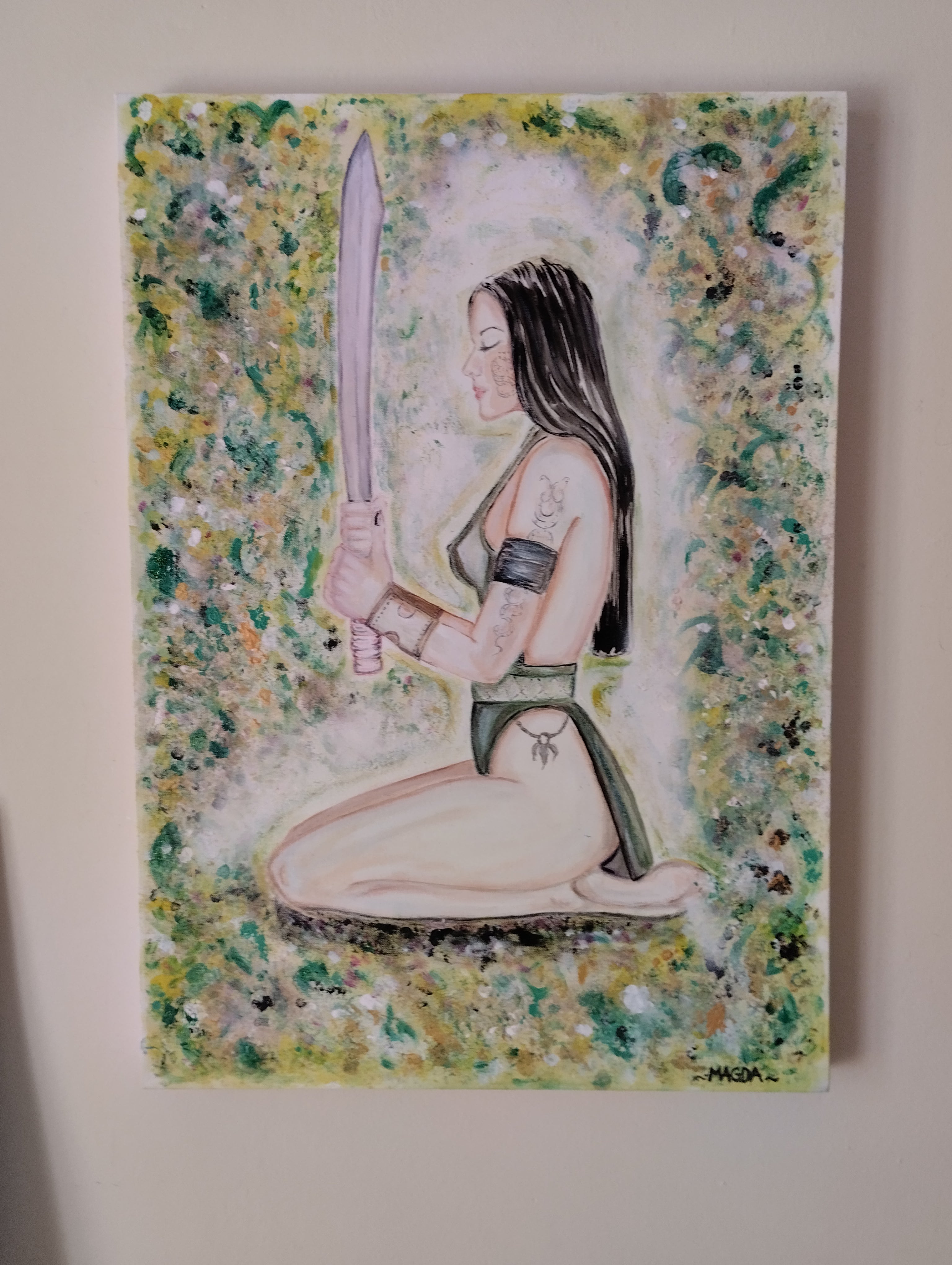 MUJER CON KATANA