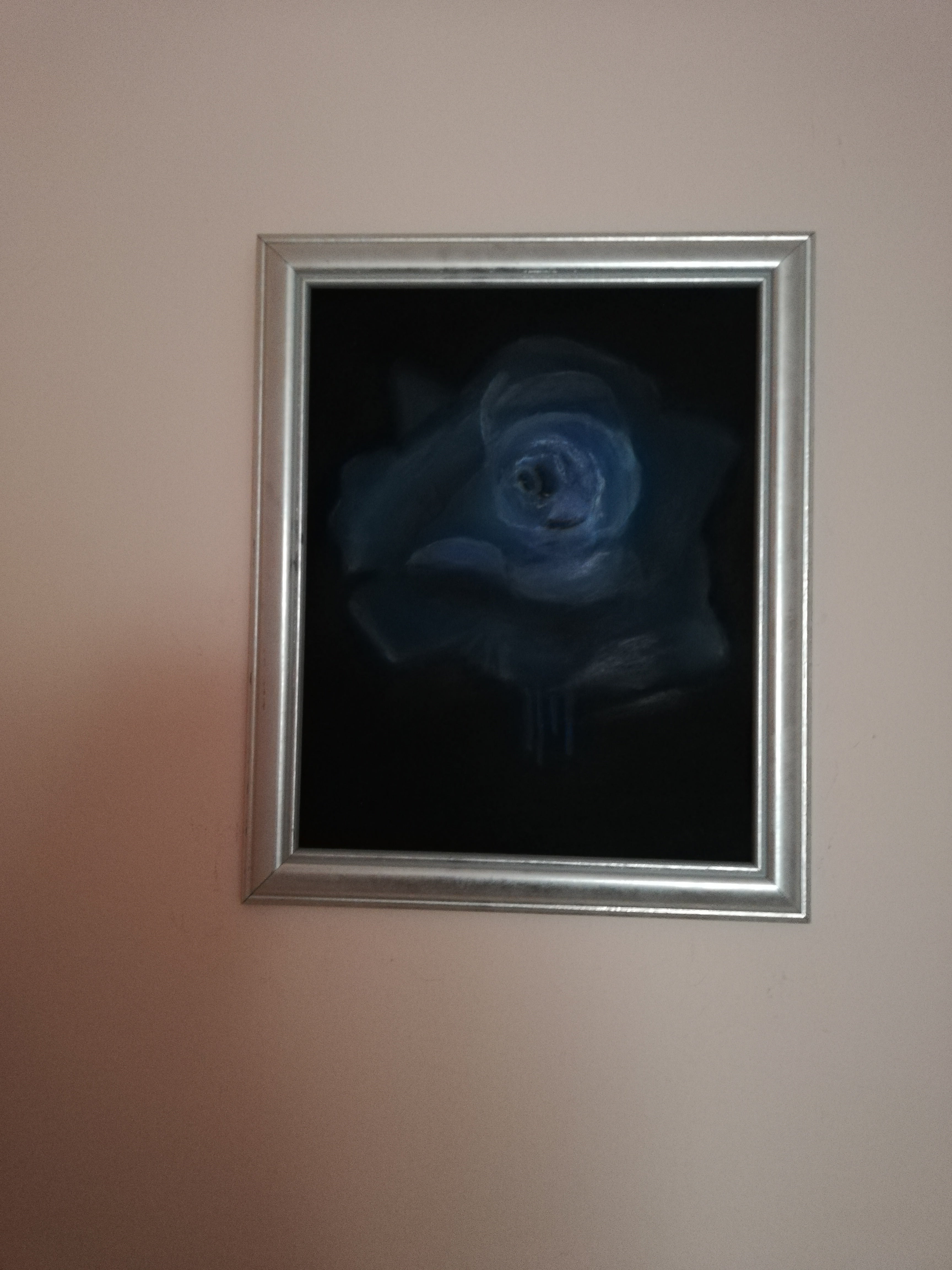 Una rosa blu