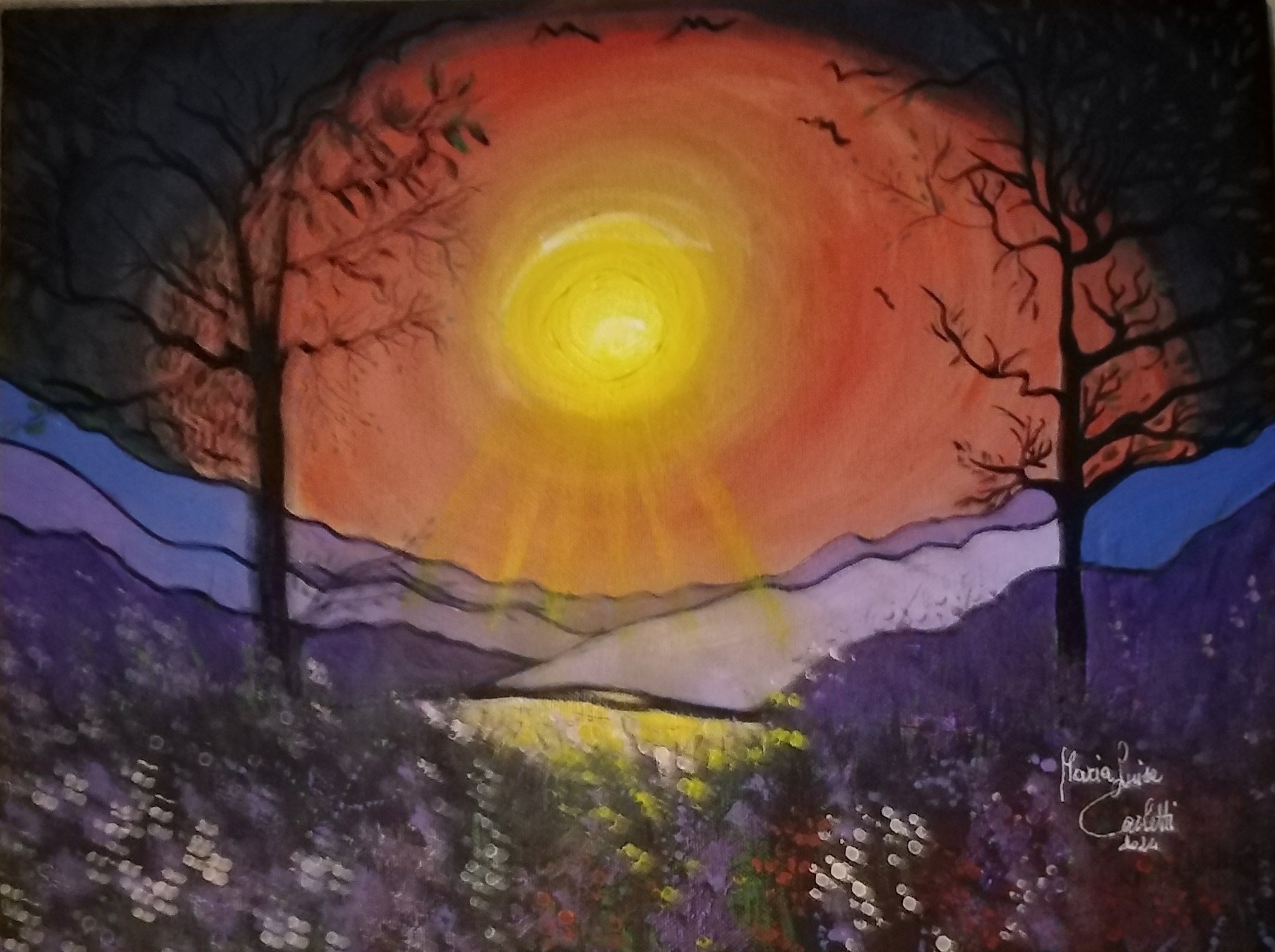FIERY SUNSET