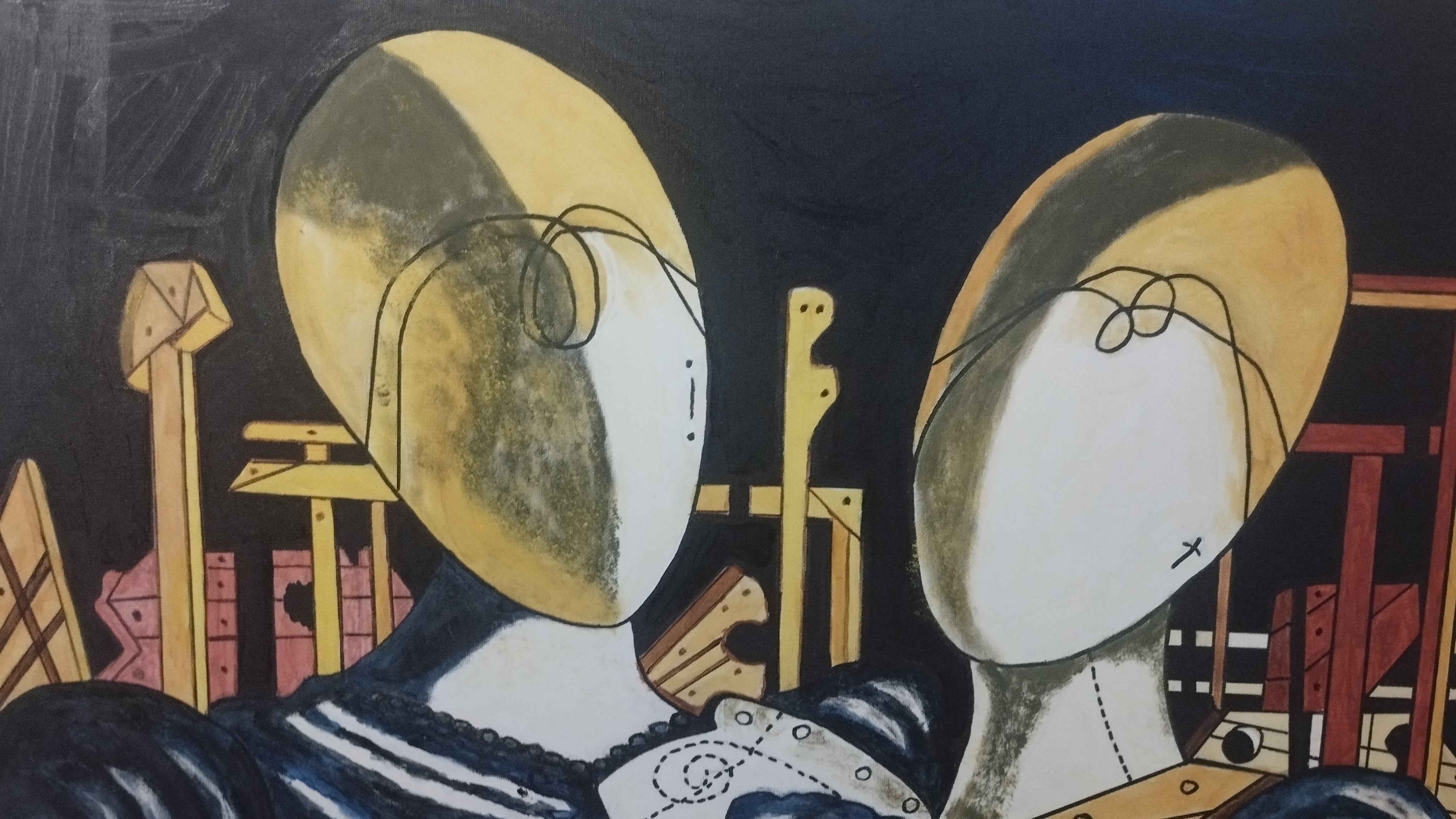 Hector and Andromache by Giorgio De Chirico