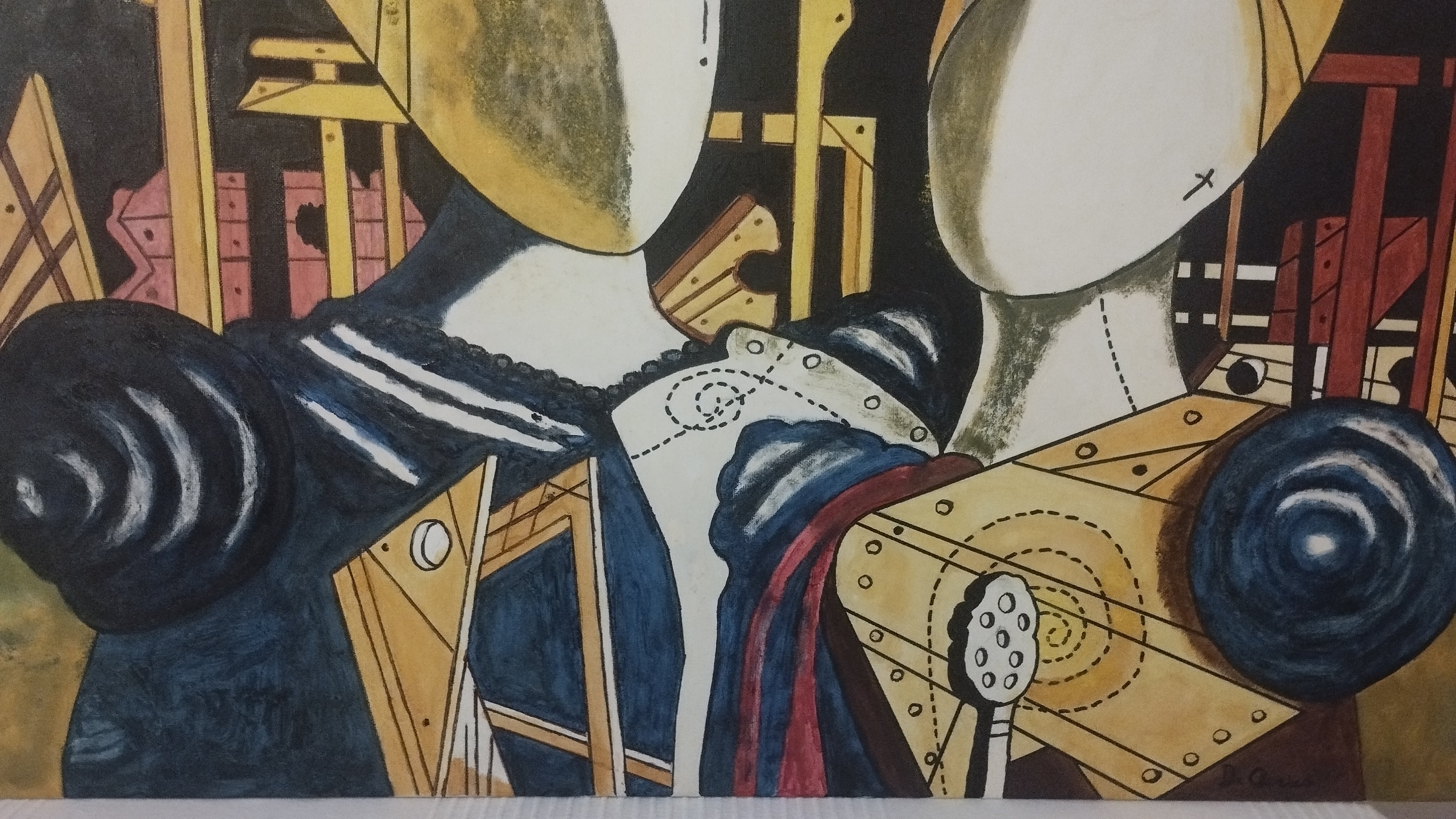 Hector and Andromache by Giorgio De Chirico