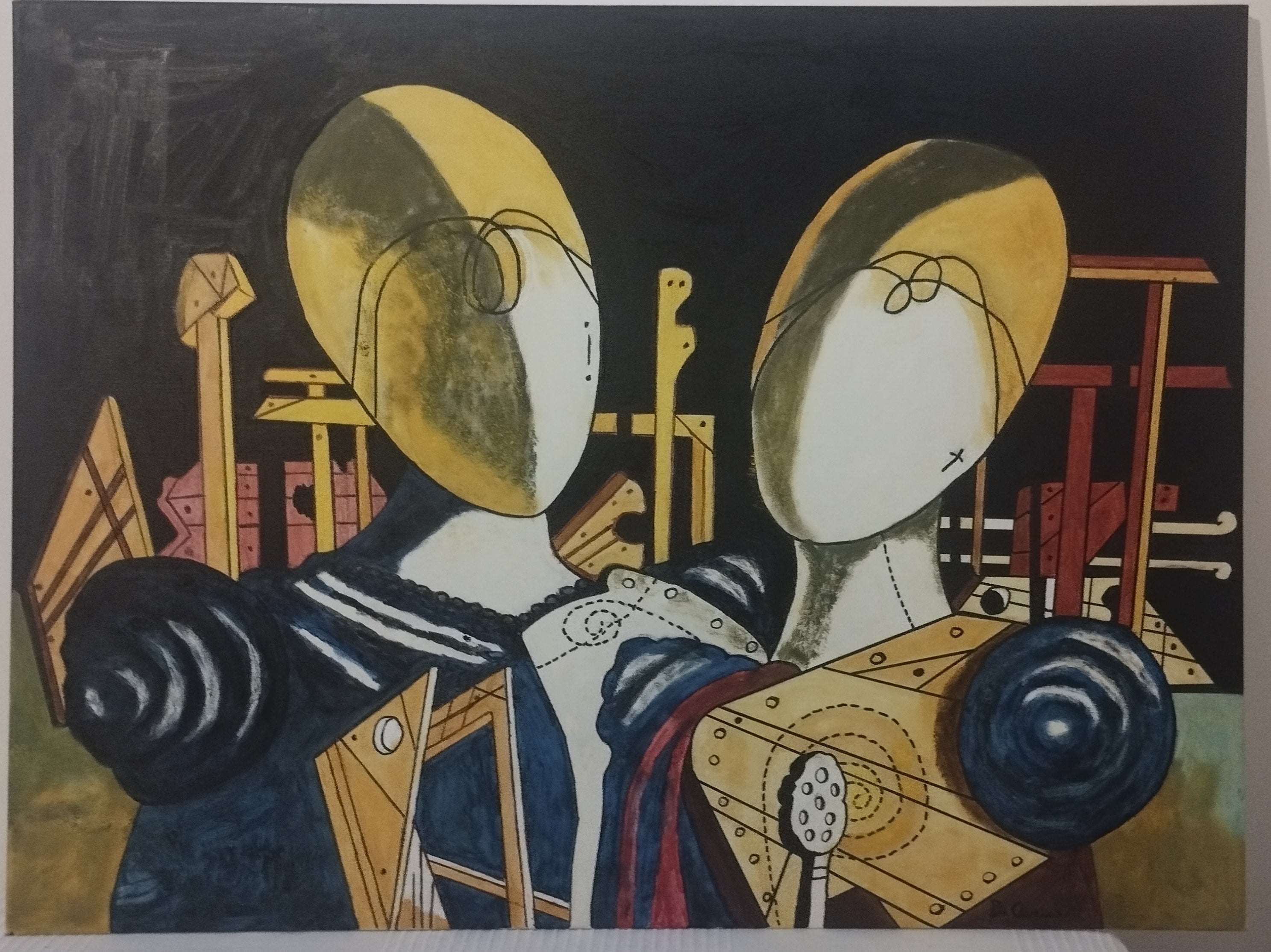 Hector and Andromache by Giorgio De Chirico
