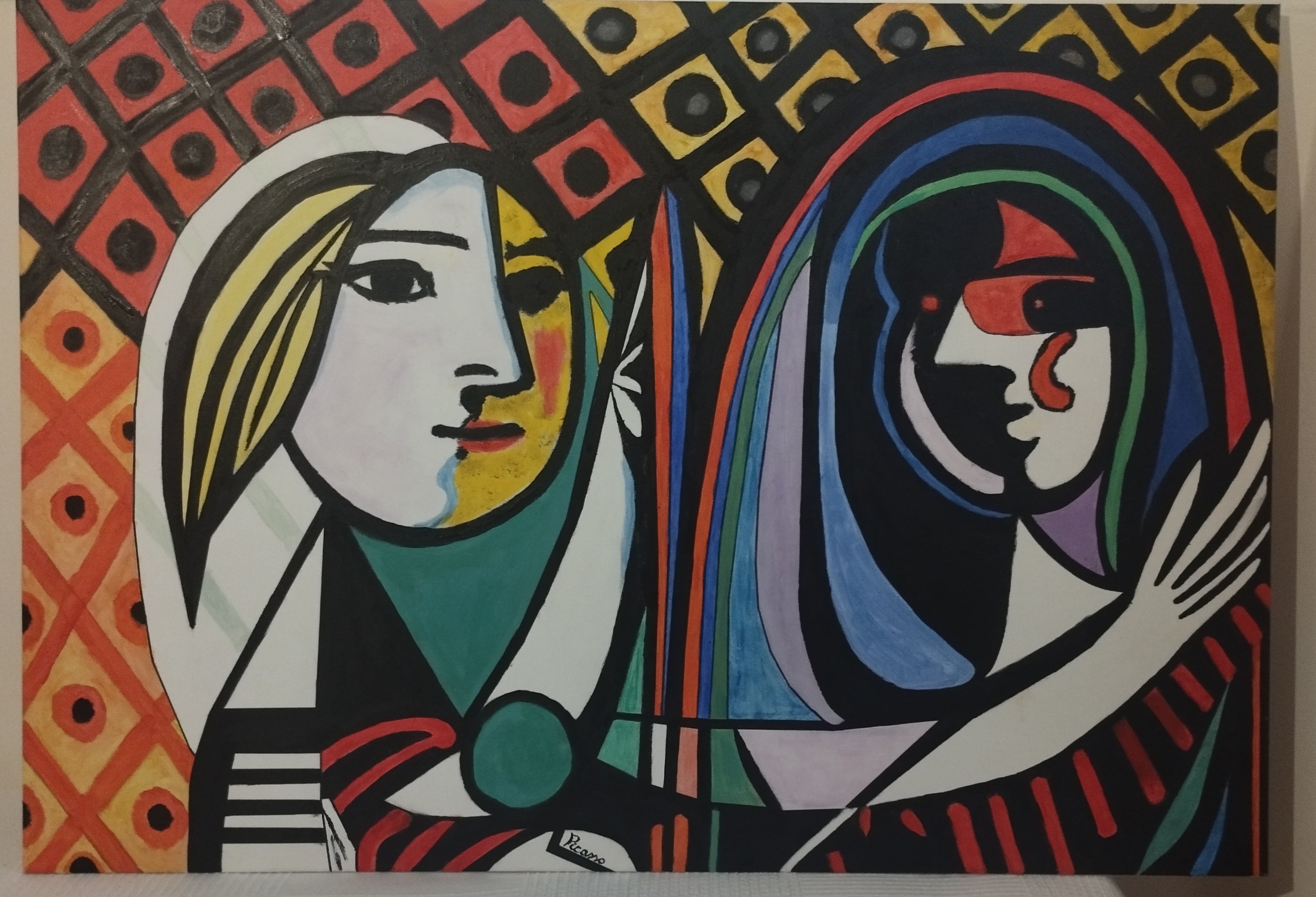 Ragazza di fronte allo specchio di Pablo Picasso