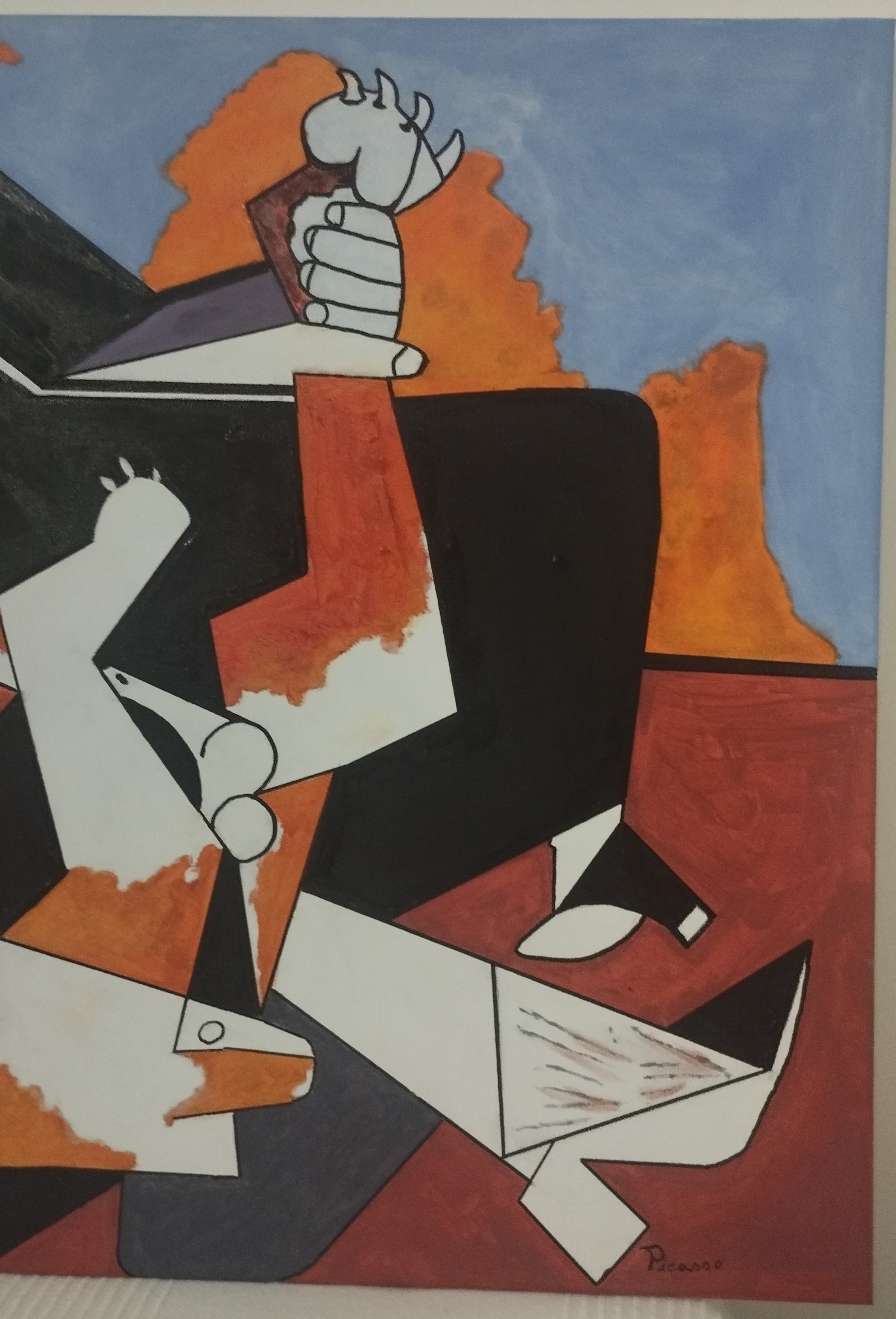 La mujer y el perro de Pablo Picasso
