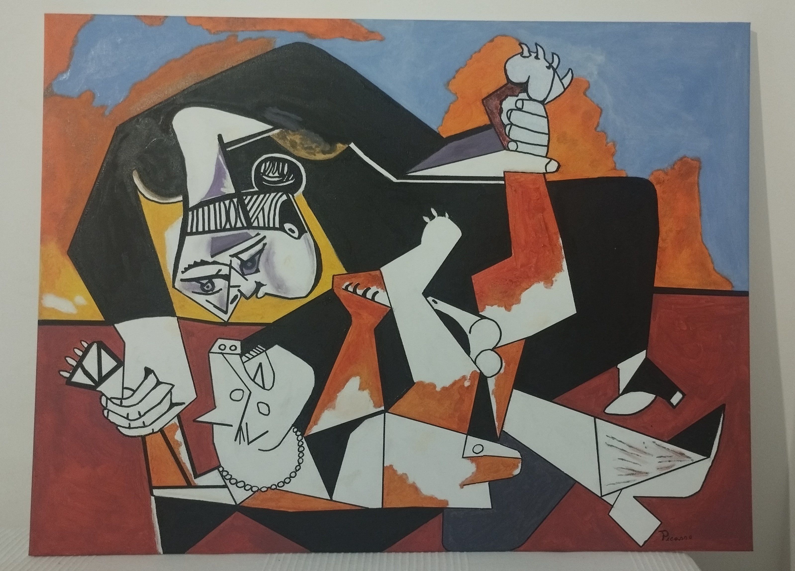 La mujer y el perro de Pablo Picasso