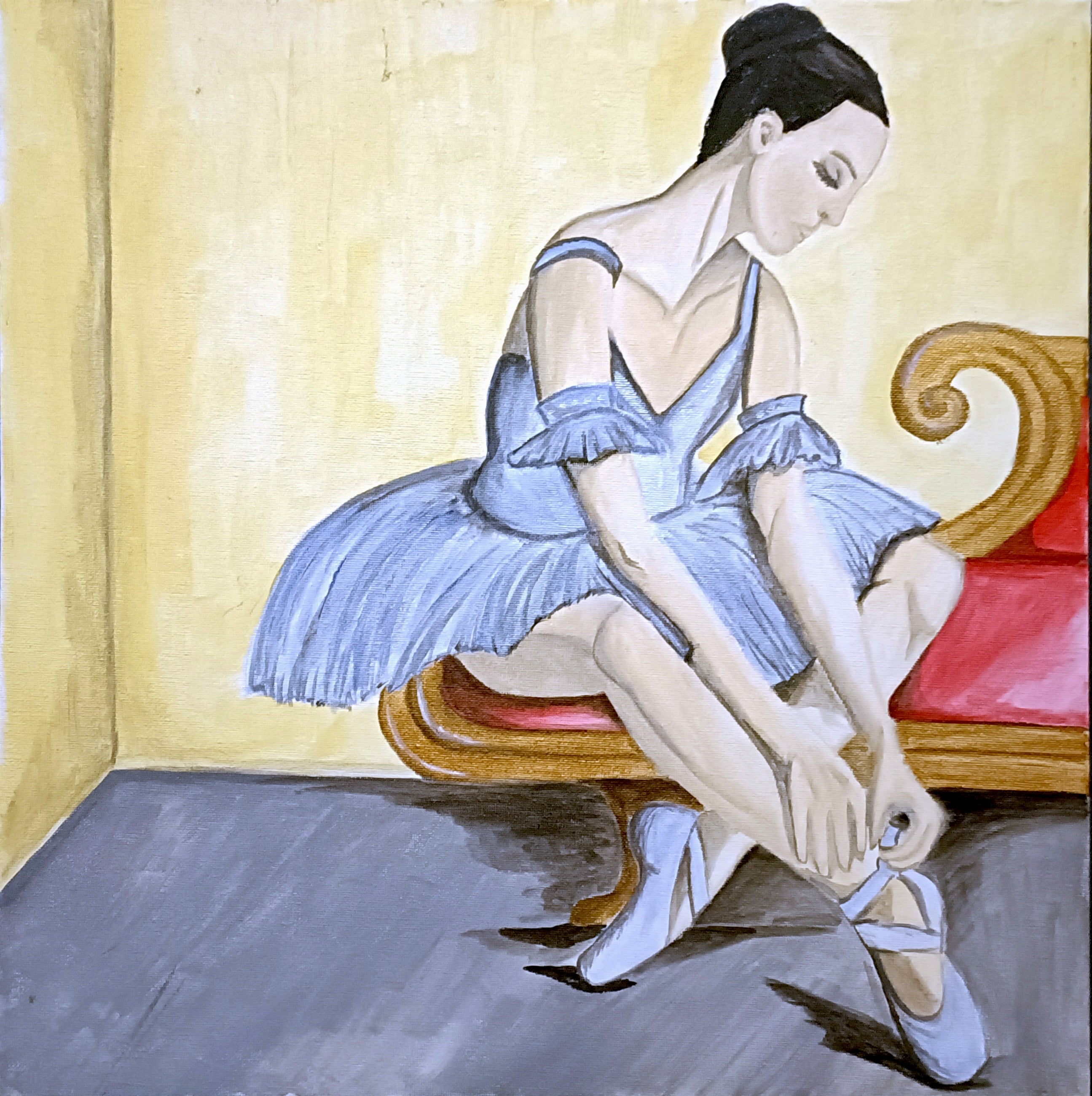 La bailarina y la zapatilla
