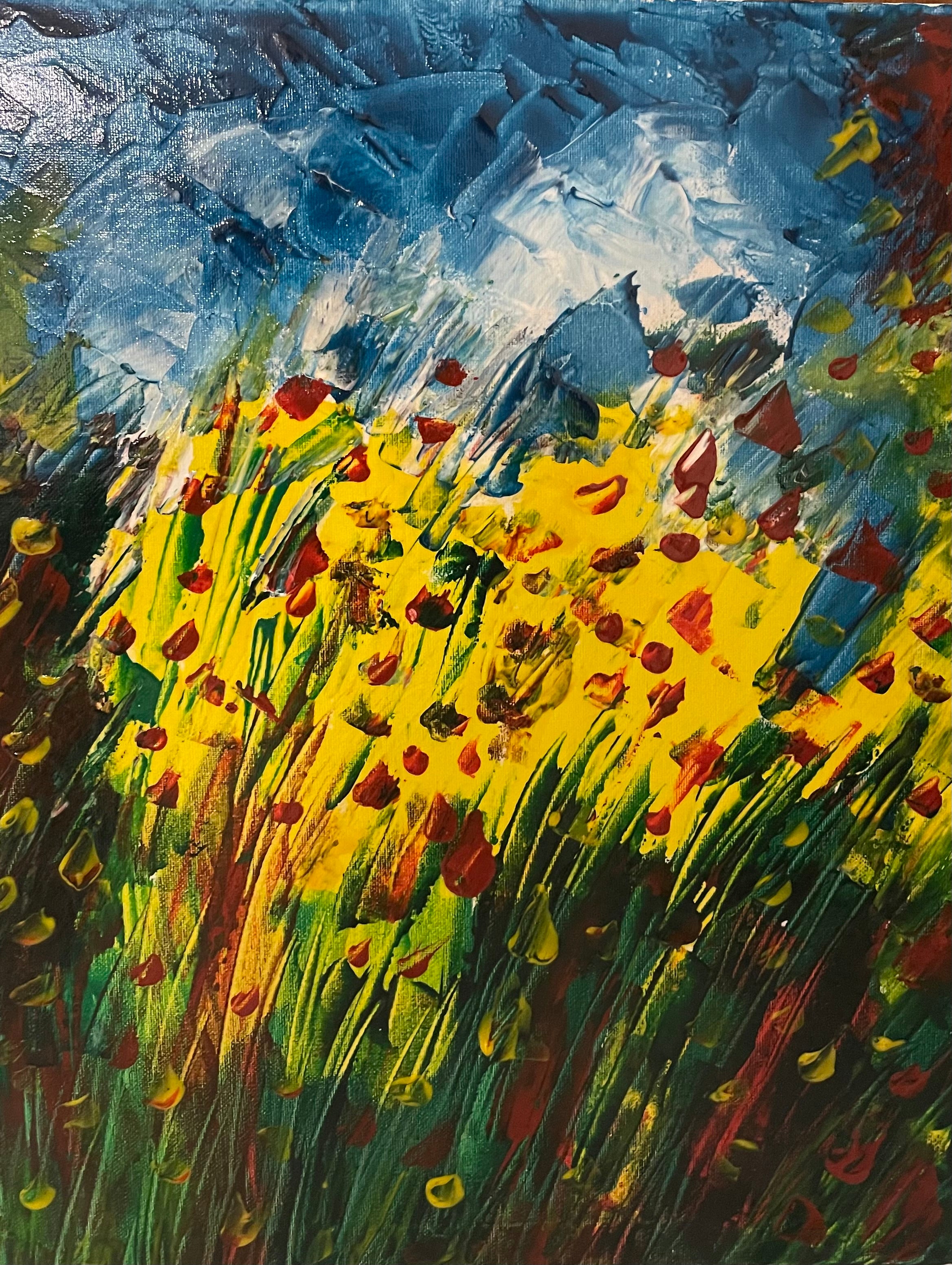 Campo con papaveri