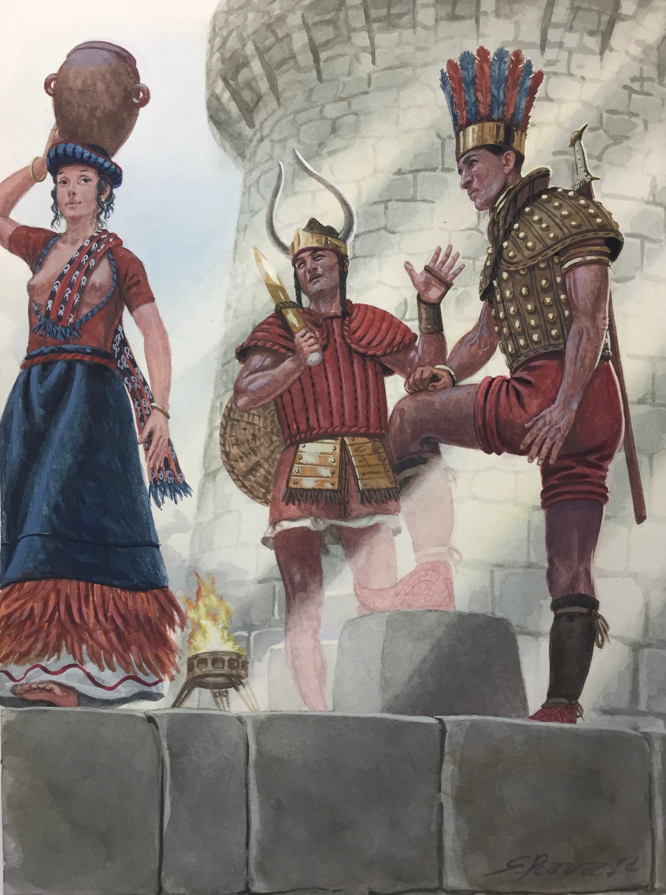 "Love at first sight in the shadow of the Nuraghe"