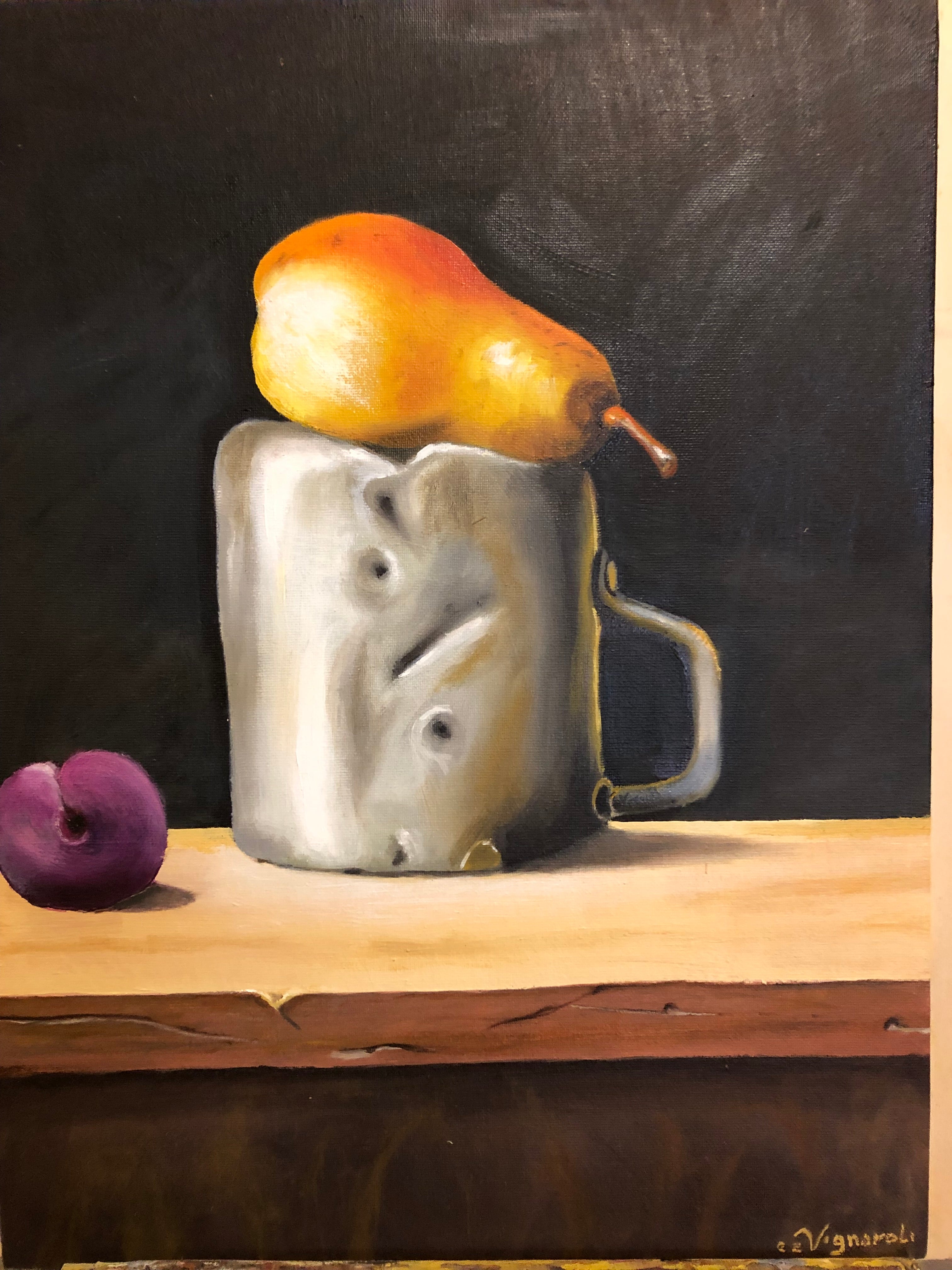 Jarra y fruta