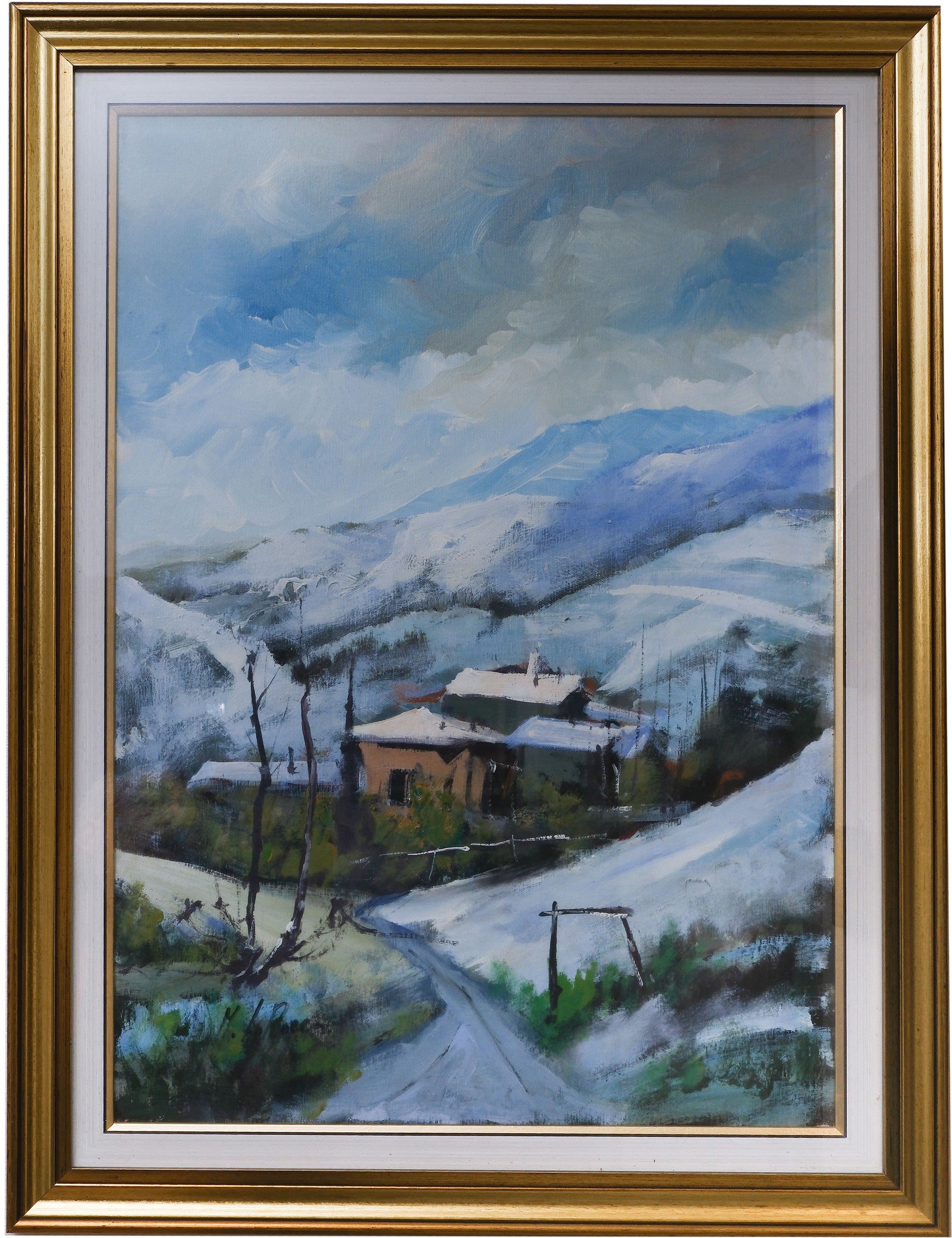 M. La Rocca - Sin título (paisaje invernal)