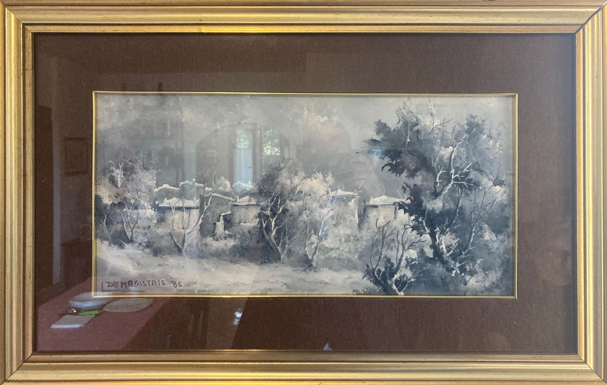 Leonardo De Magistris - Paesaggio innevato